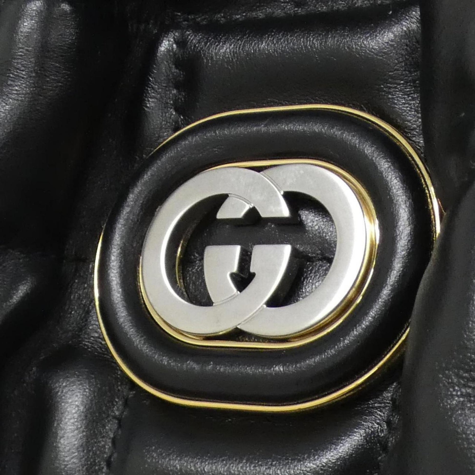 Gucci Black Leather Shoulder Bag