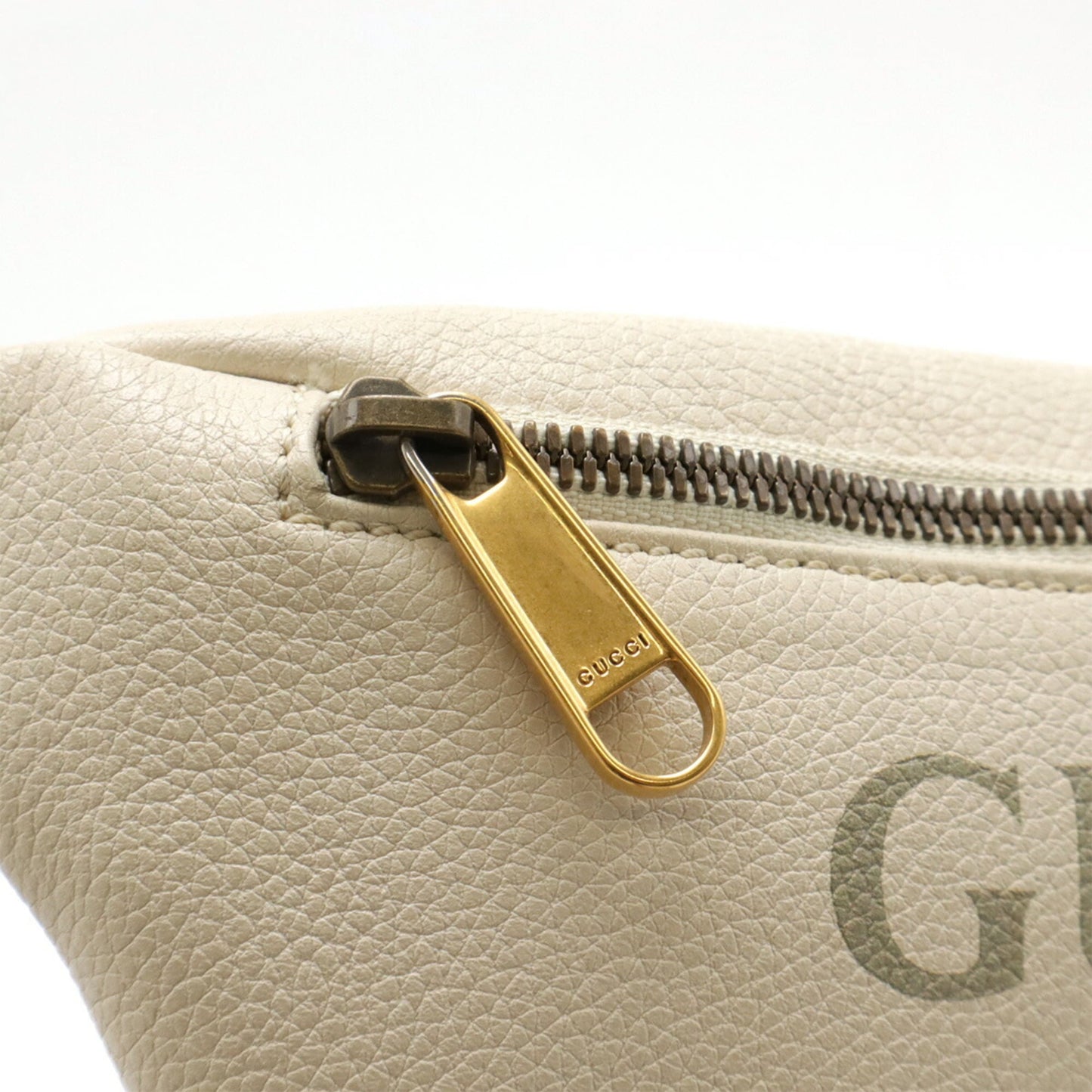 Gucci Green Ivory Red Color Leather Sling Bag
