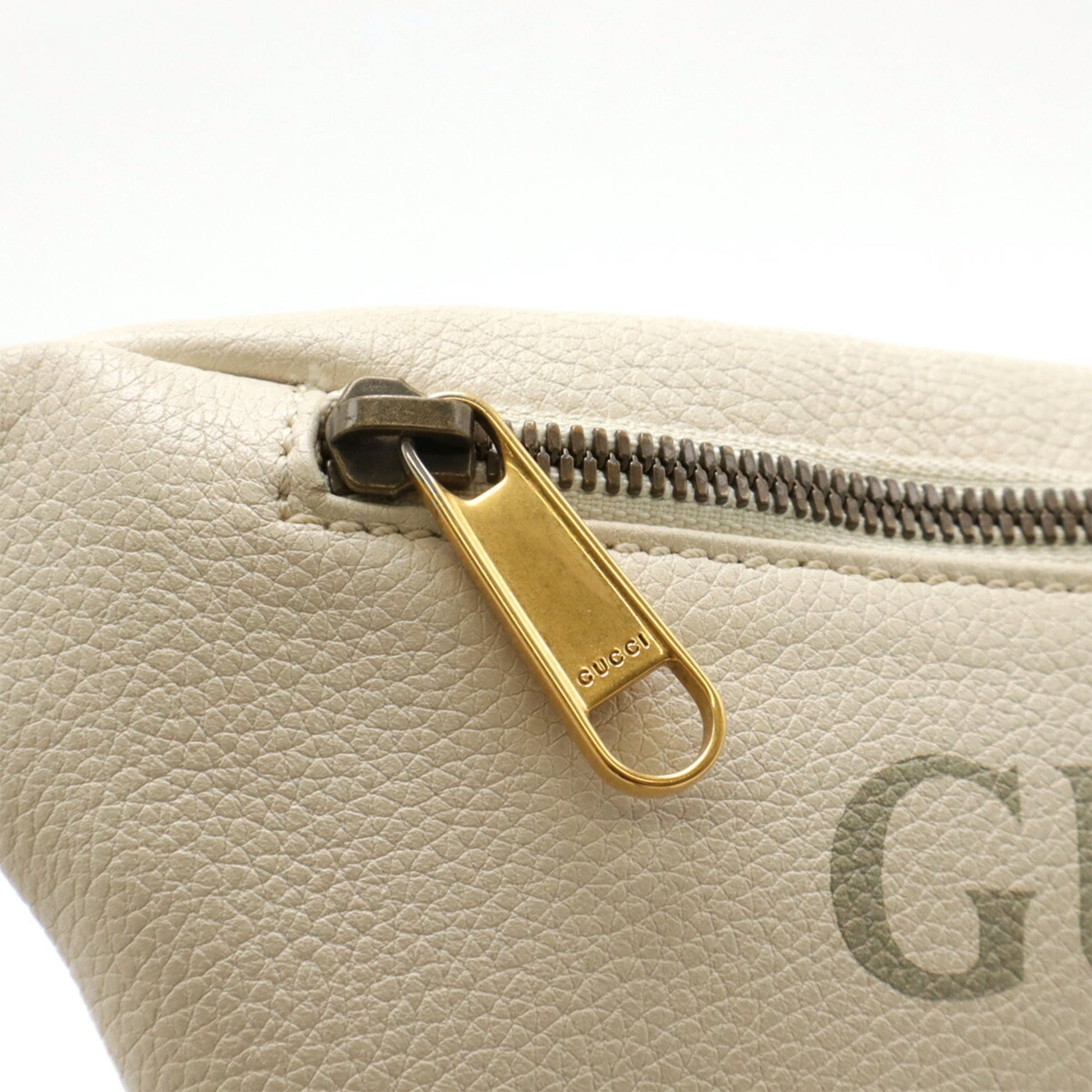 Gucci Green Ivory Red Color Leather Sling Bag