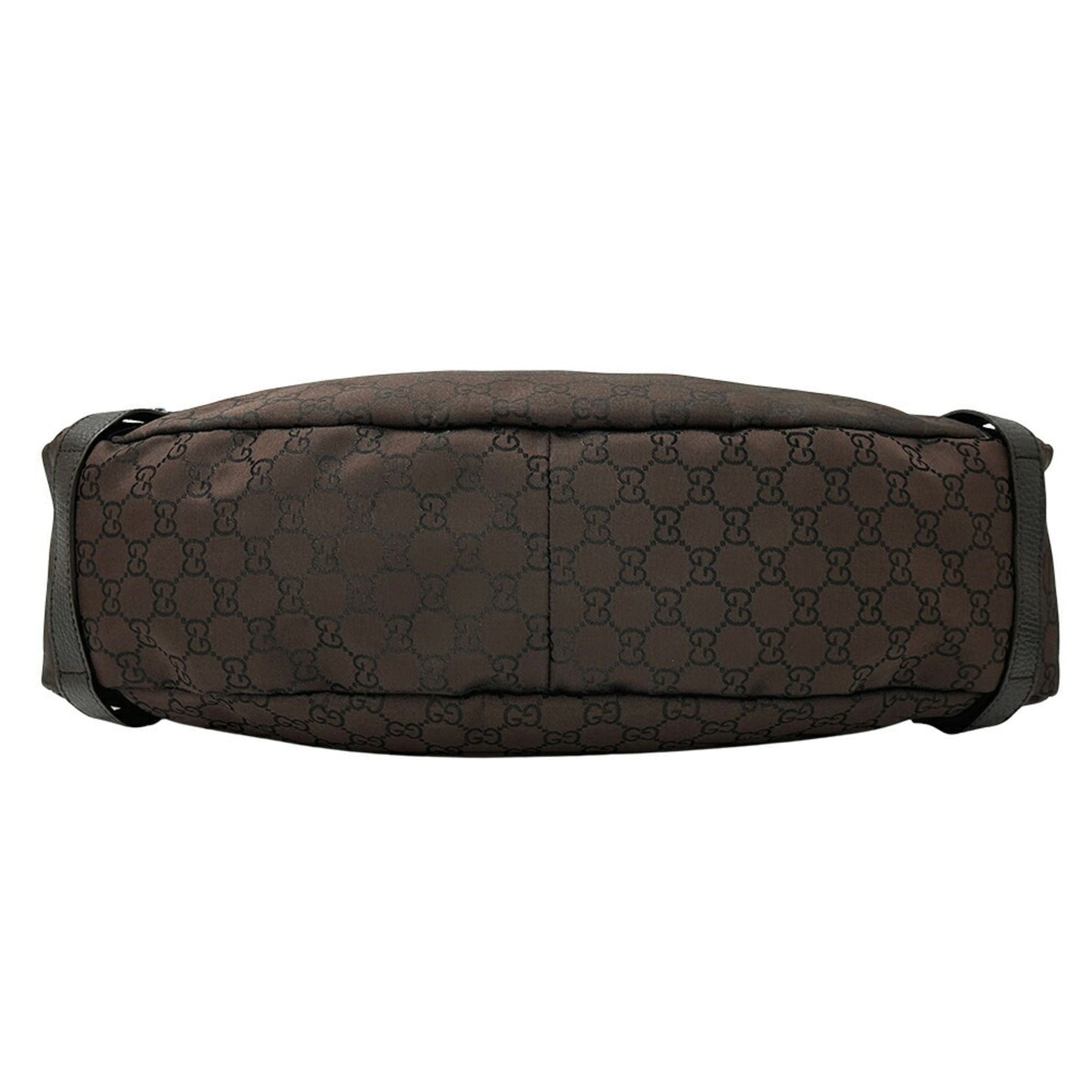 Gucci Abbey Dark Brown Nylon Shoulder Bag Tote Bag
