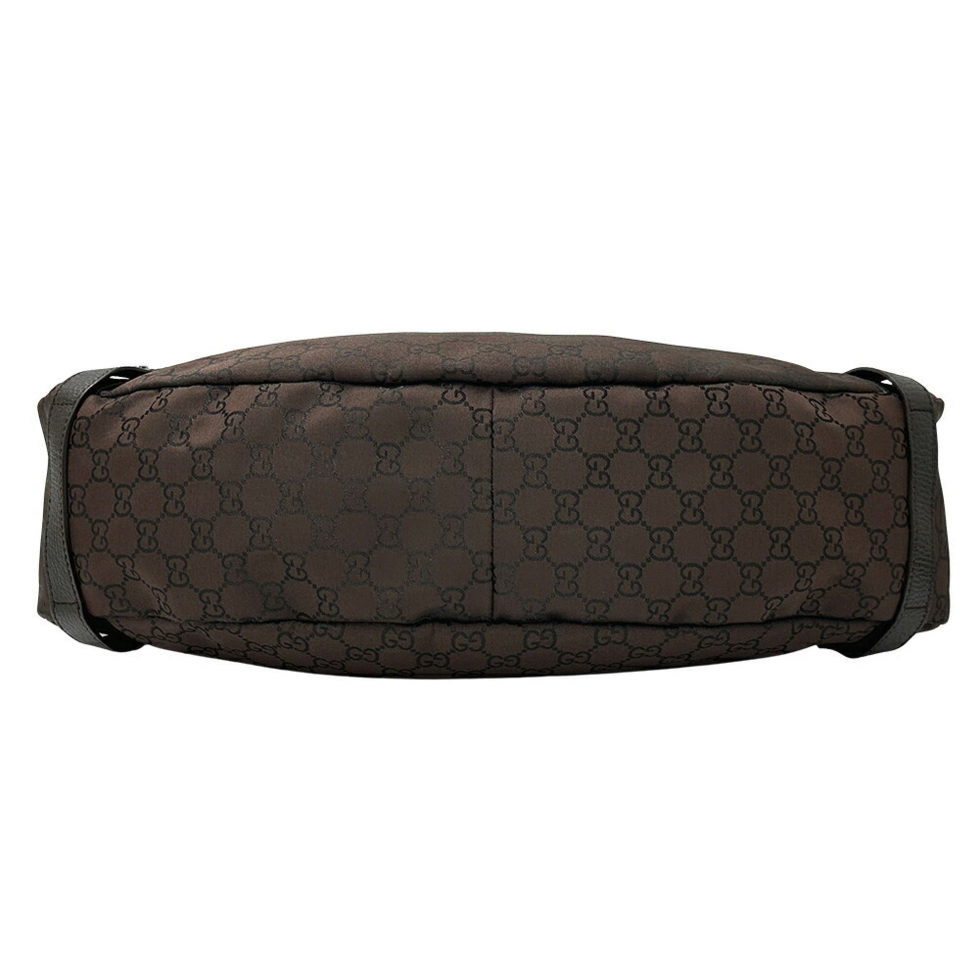 Gucci Abbey Dark Brown Nylon Shoulder Bag Tote Bag