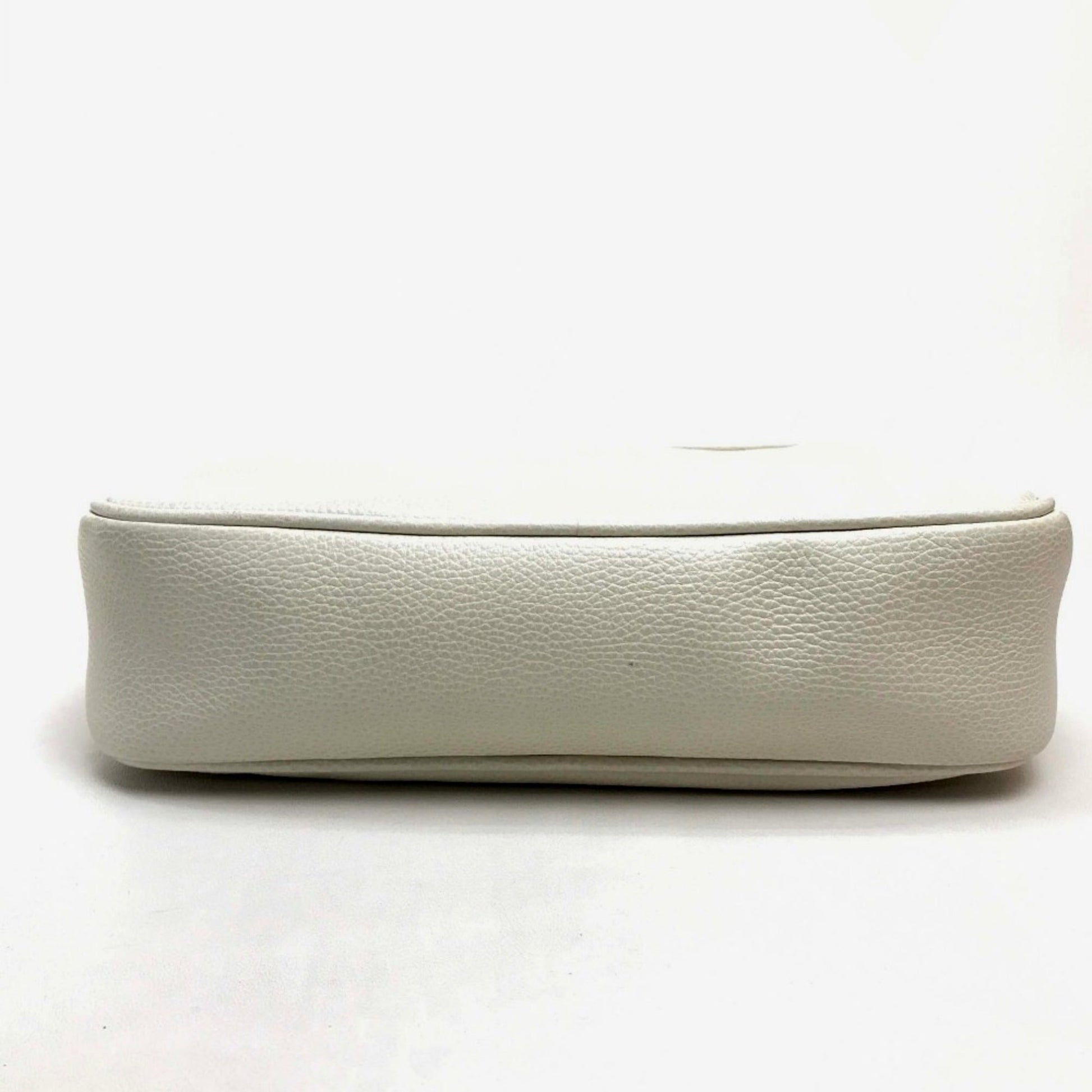 Gucci White Leather Shoulder Bag