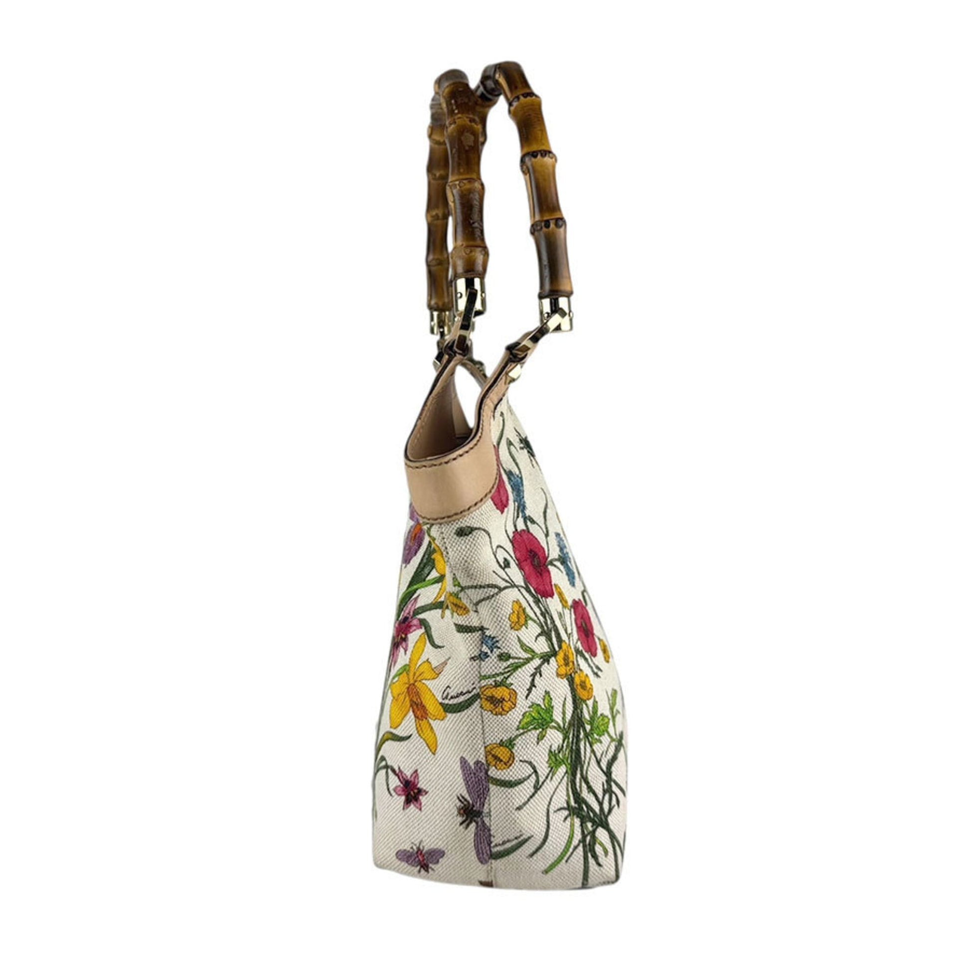 Gucci Multi-Color Canvas Handbag