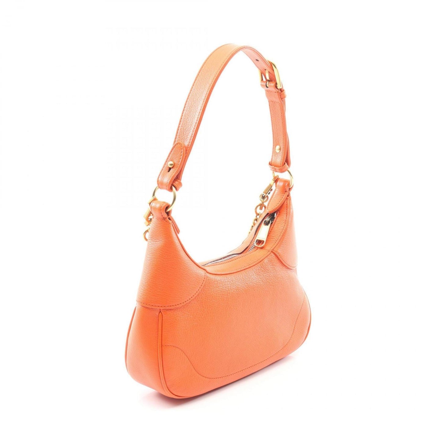 Gucci Orange Leather Shoulder Bag