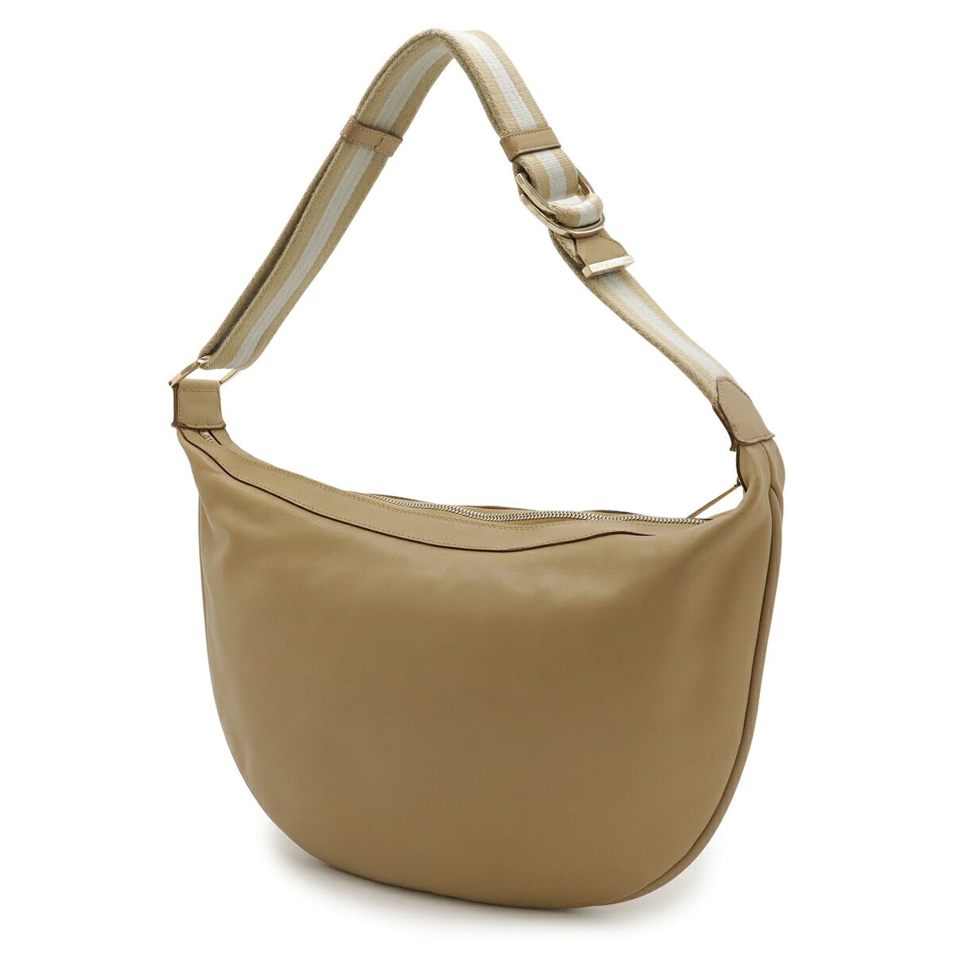 Gucci Beige Off-White Leather Shoulder Bag