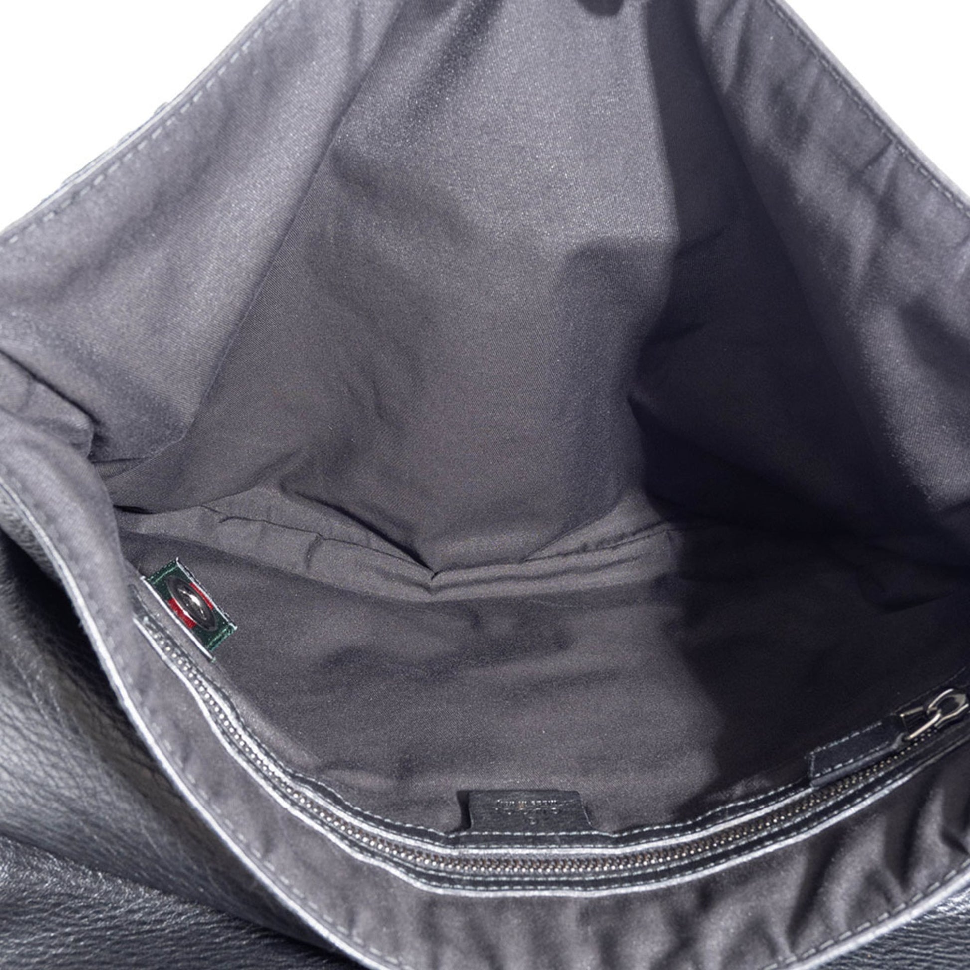 Gucci Black Leather Shoulder Bag