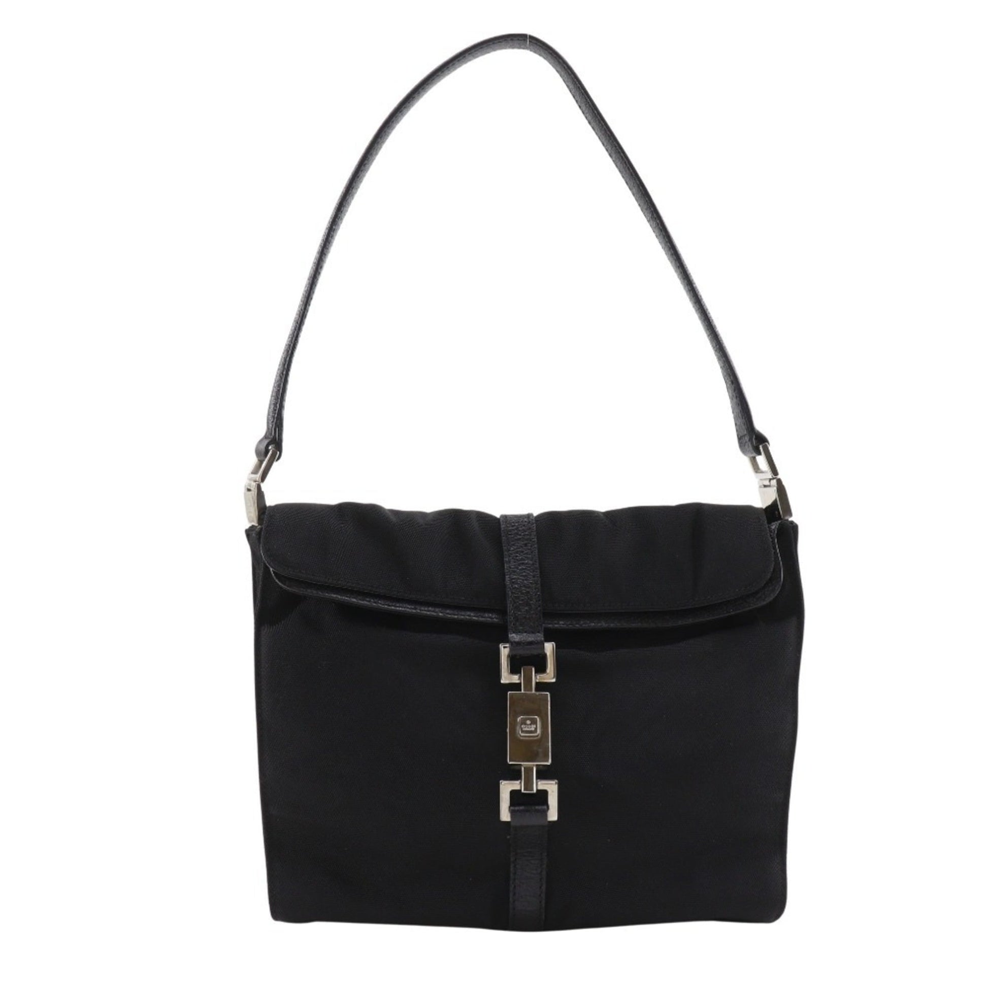 Gucci Black Nylon Canvas Shoulder Bag