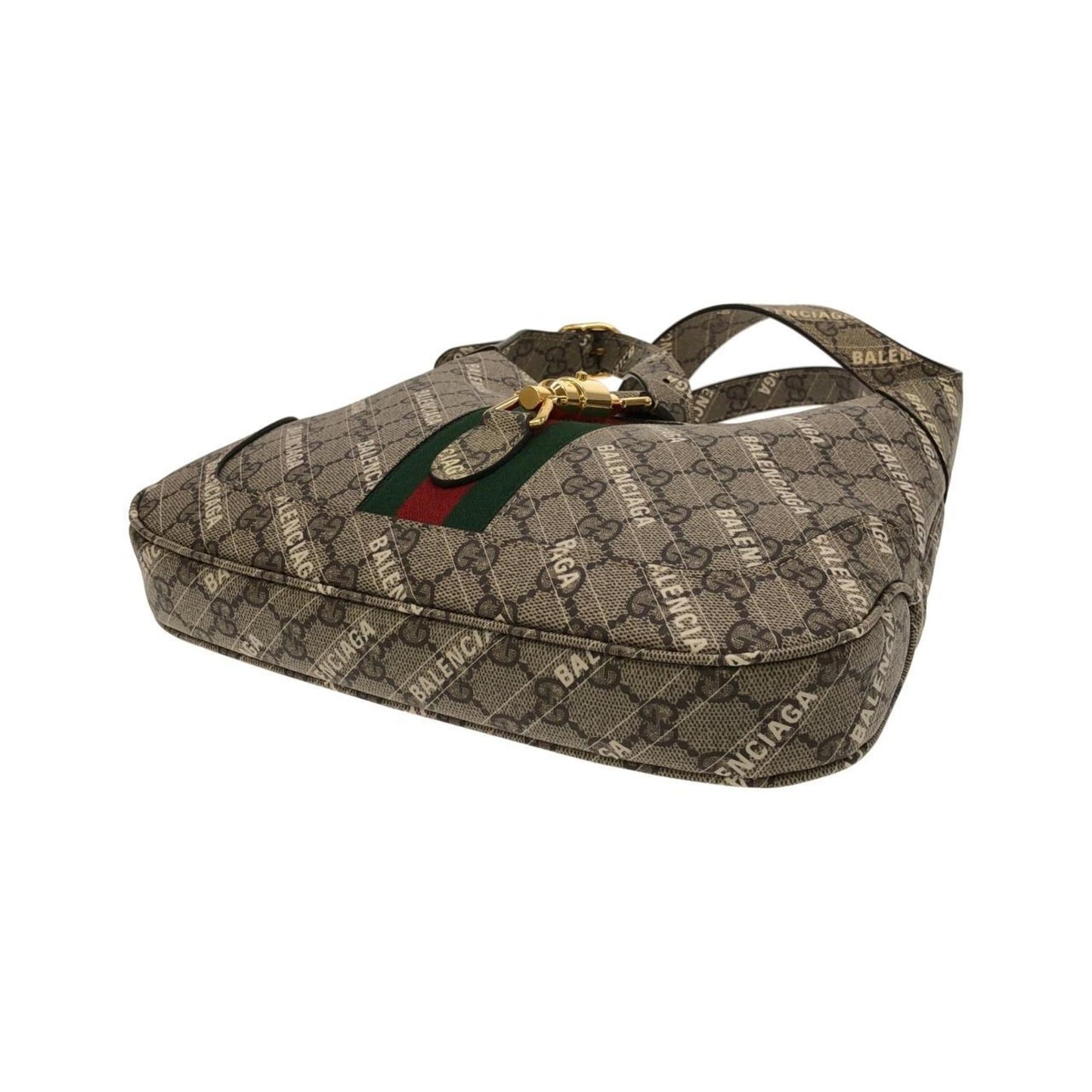 Gucci Beige White Gg Supreme Shoulder Bag