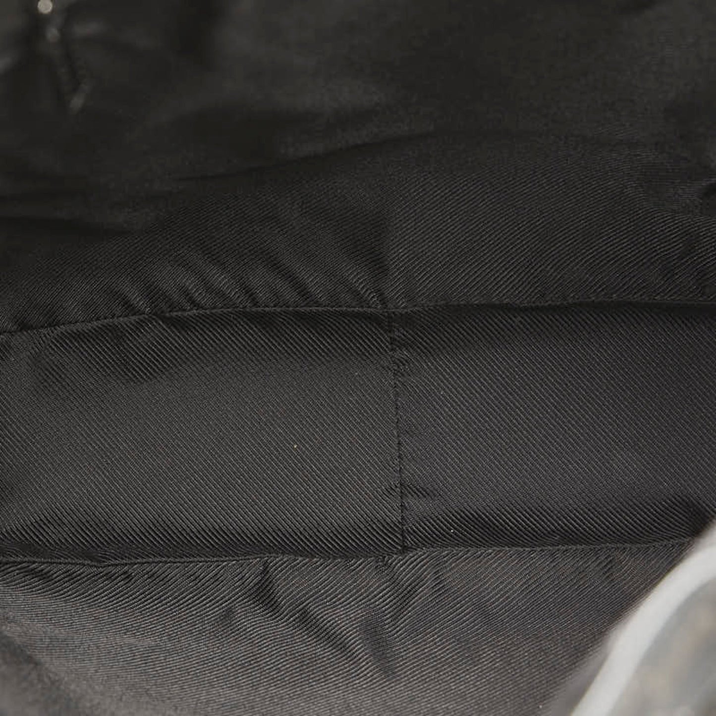 Gucci Black Canvas Leather Handbag Shoulder Bag