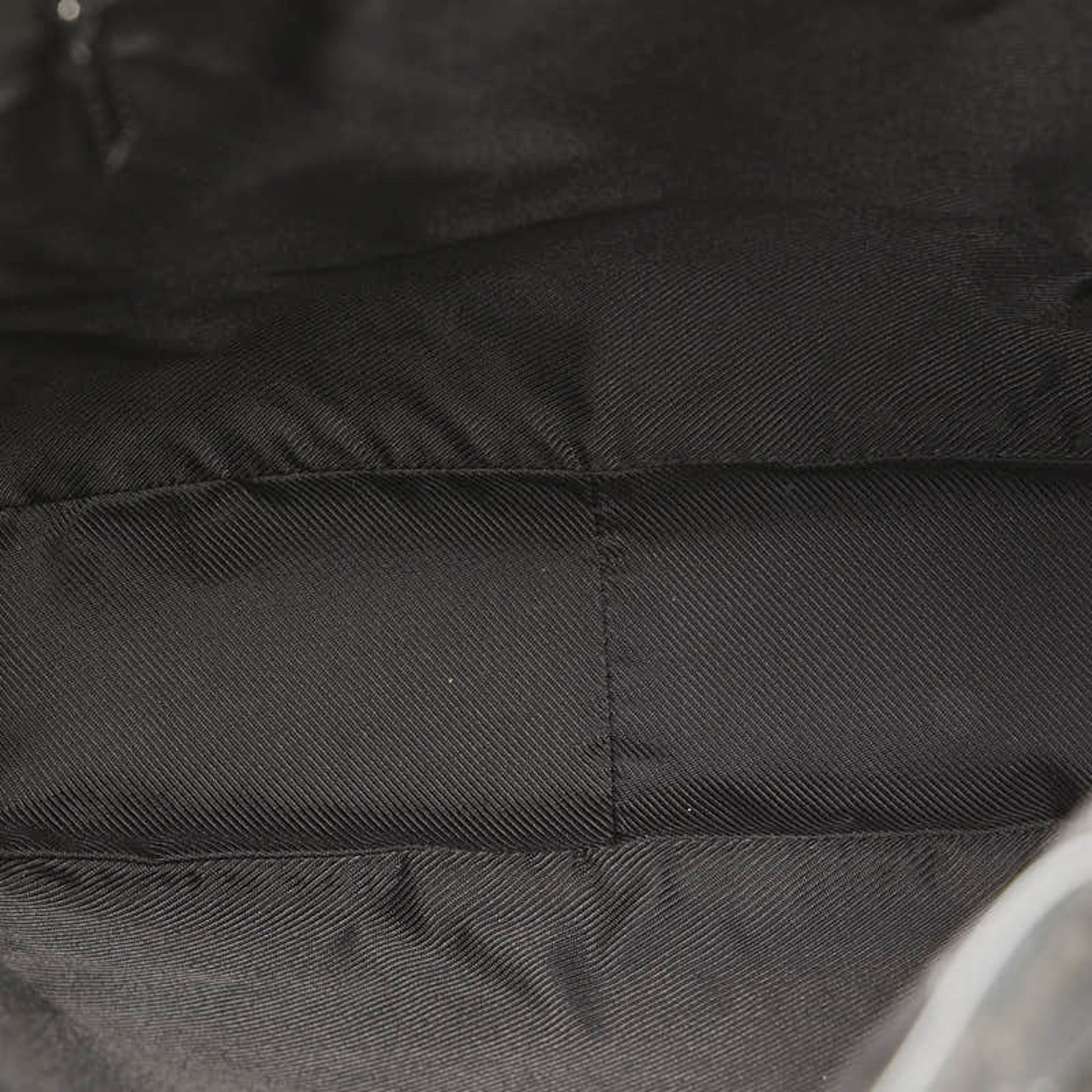 Gucci Black Canvas Leather Handbag Shoulder Bag
