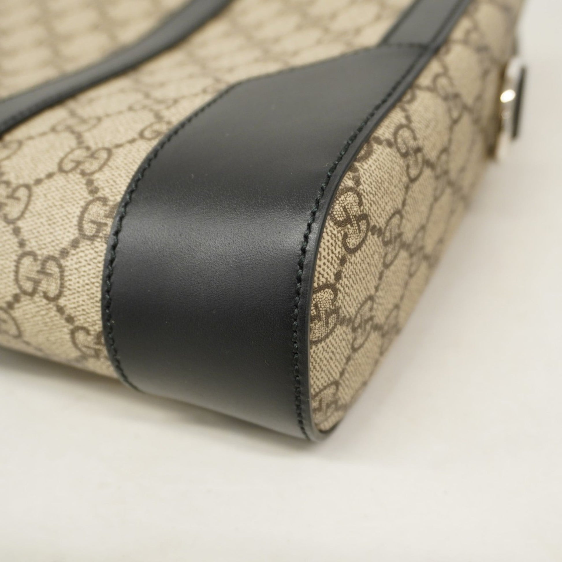 Gucci Brown White Pvc Handbag