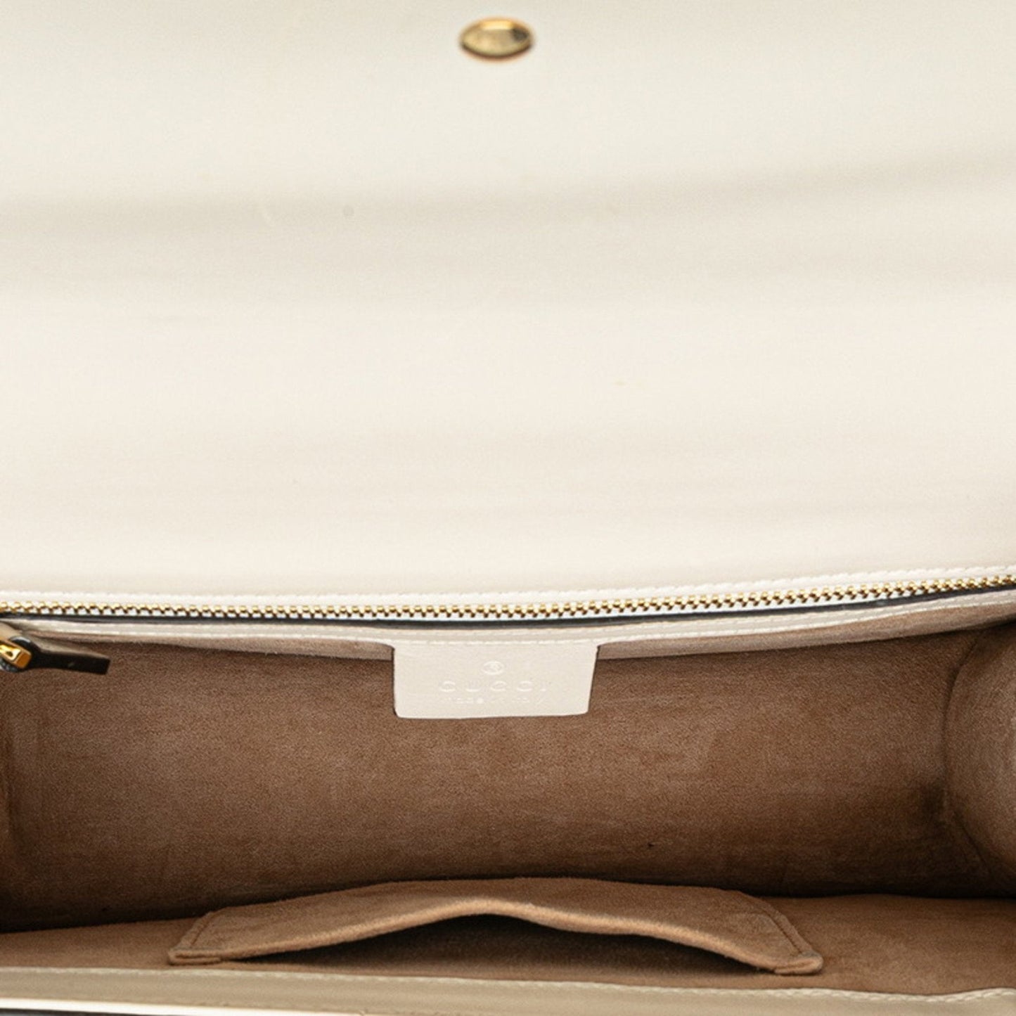 Gucci Multi-Color White Leather Shoulder Bag