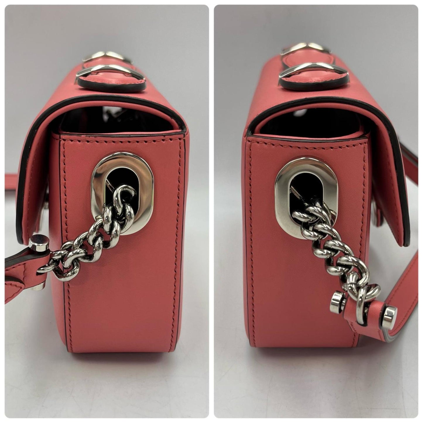 Gucci Pink Leather Shoulder Bag