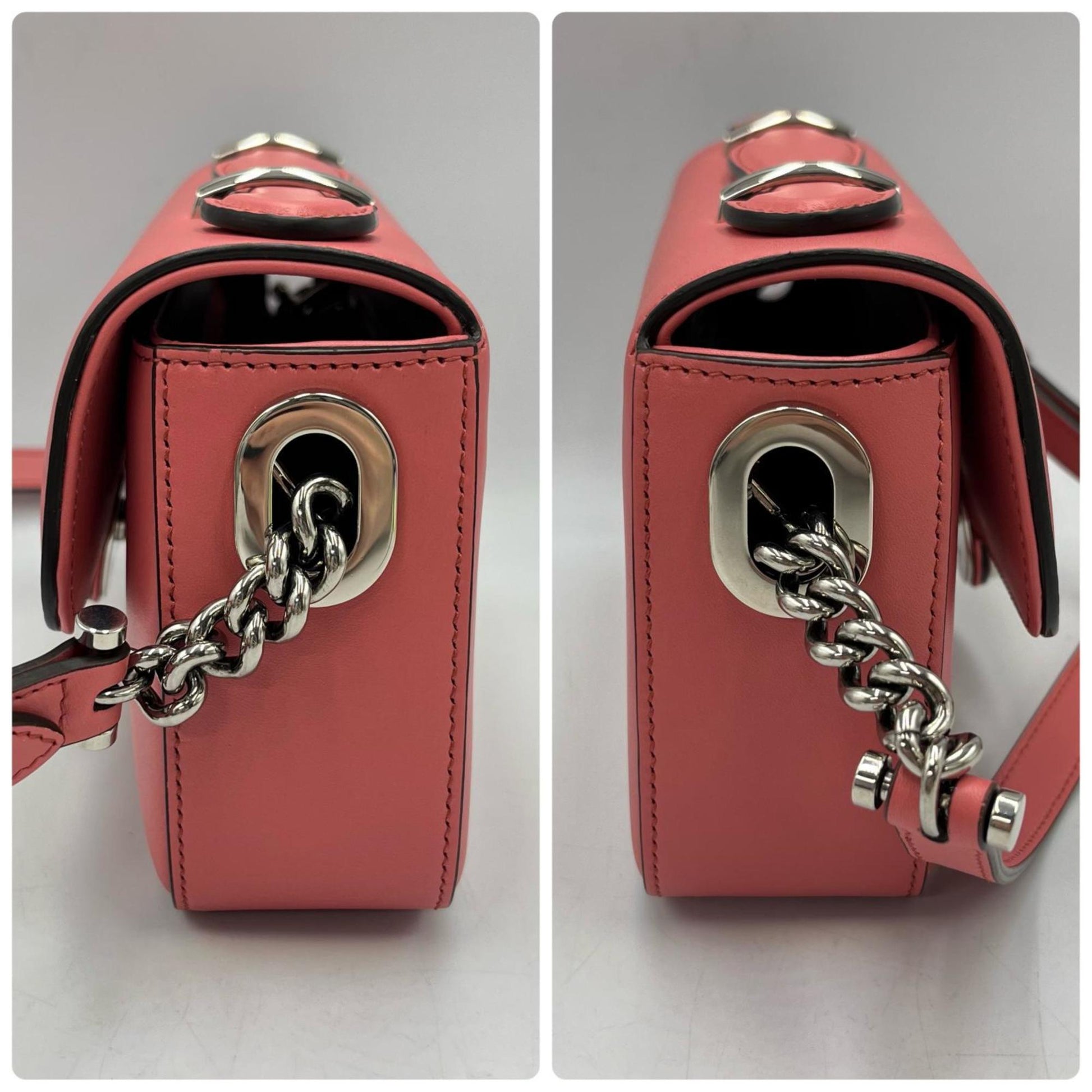 Gucci Pink Leather Shoulder Bag