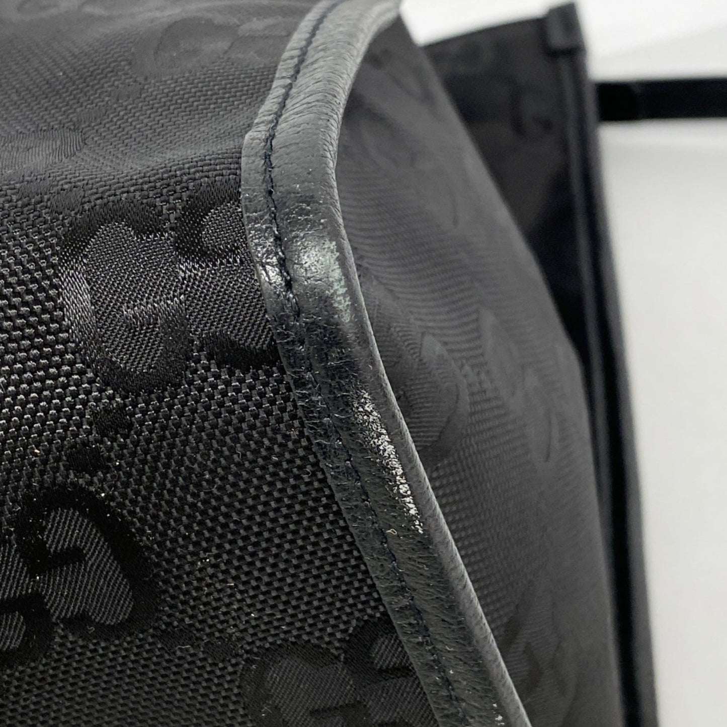 Gucci Black Nylon Tote Bag