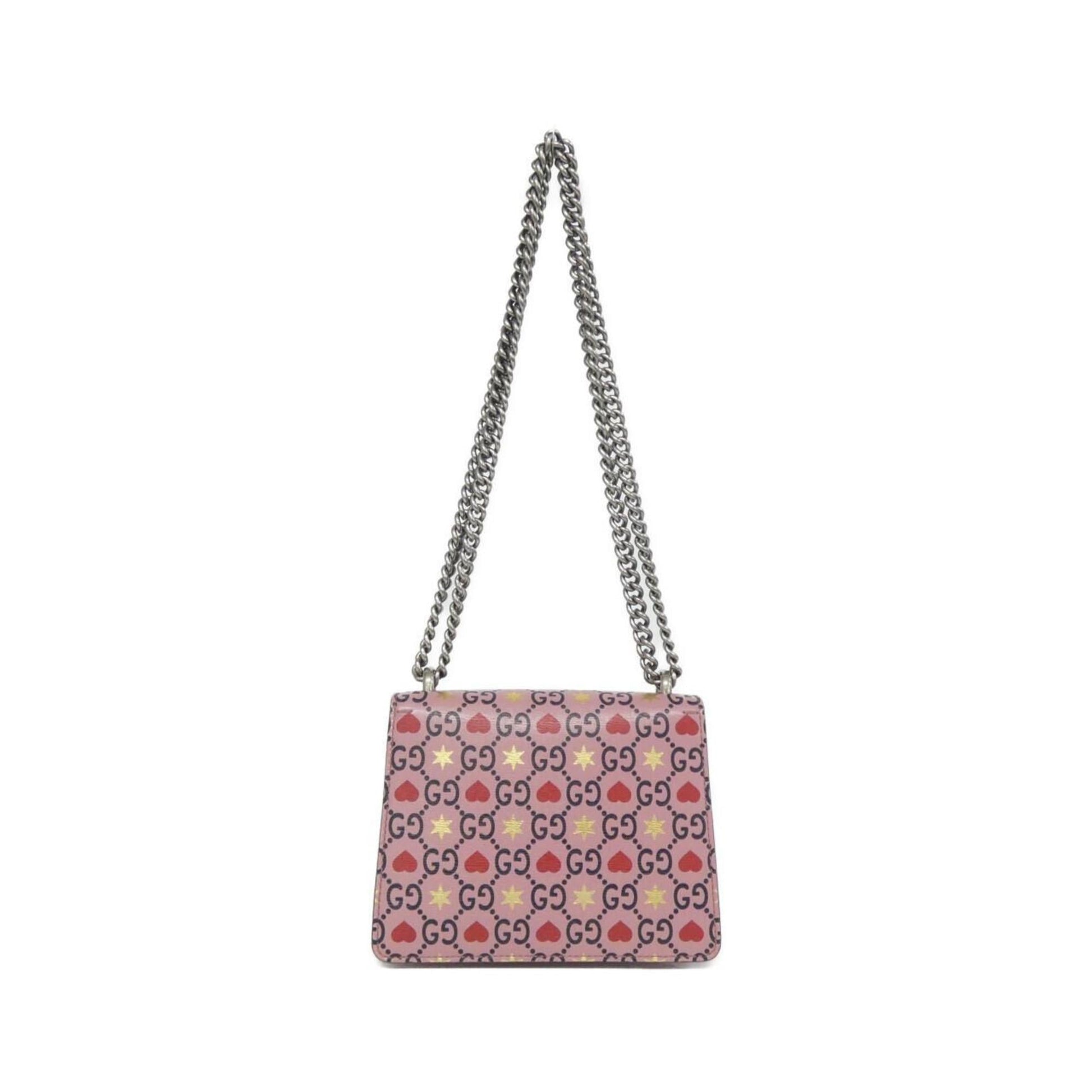 Gucci Pink Leather Shoulder Bag