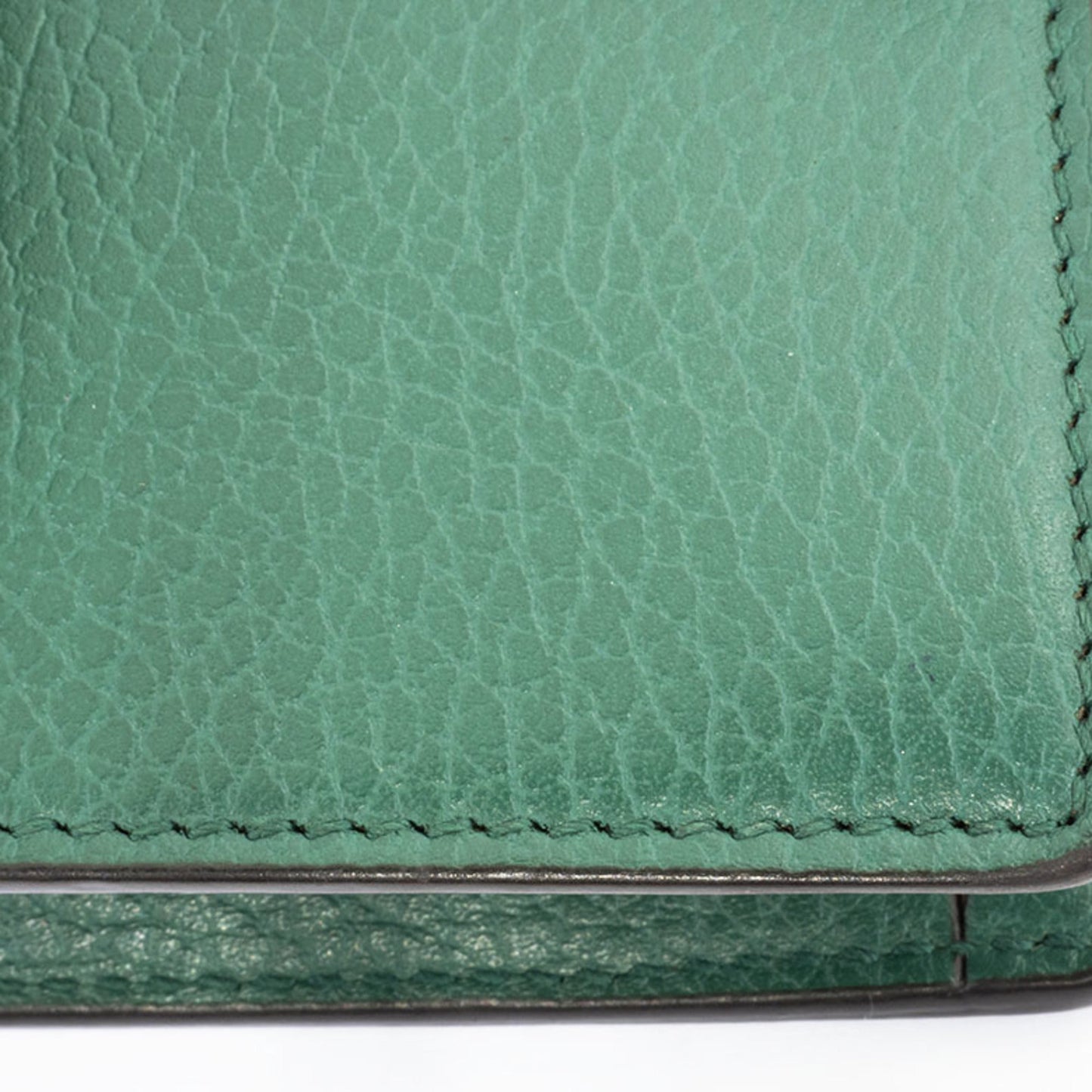 Gucci Green Leather Shoulder Bag
