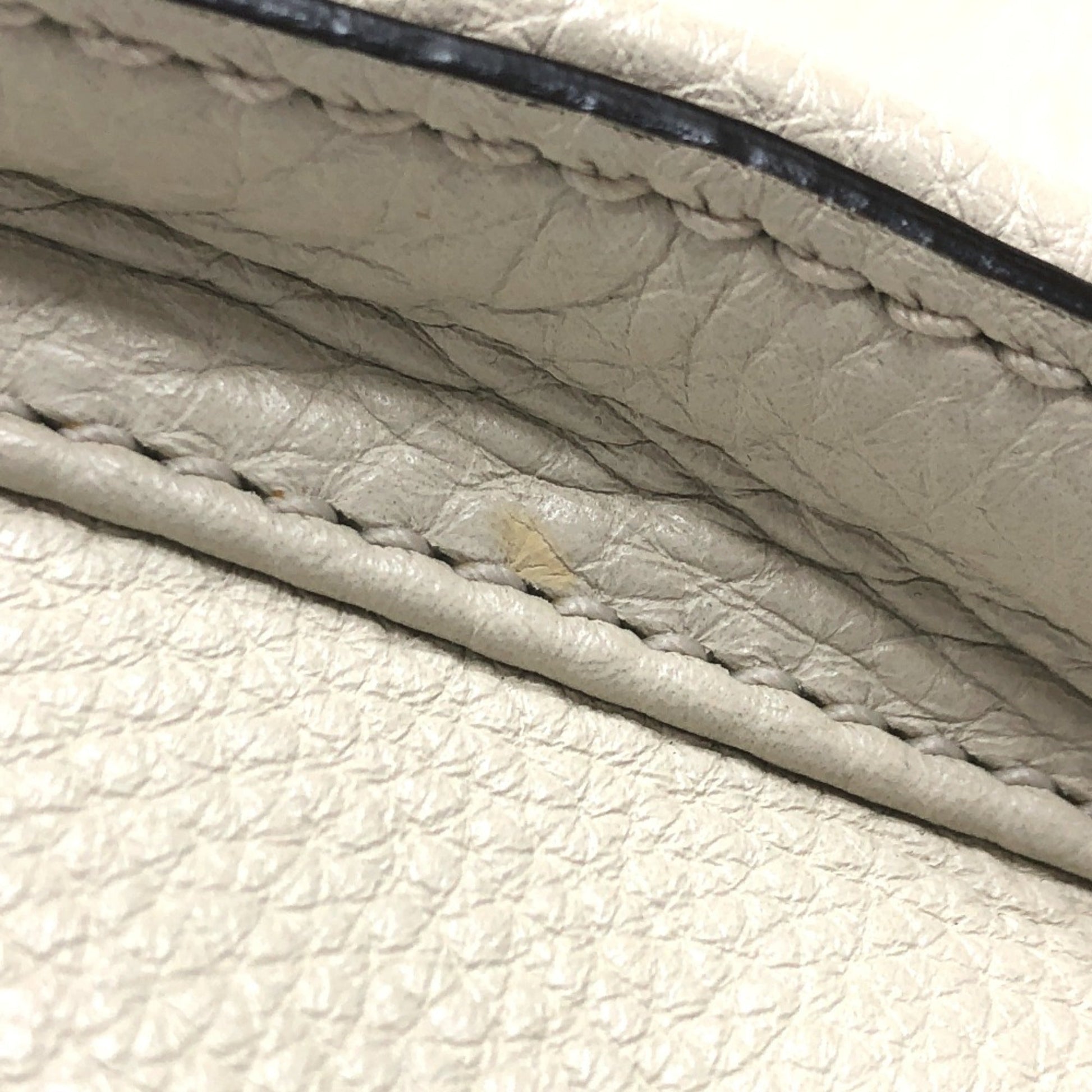Gucci White Leather Backpack