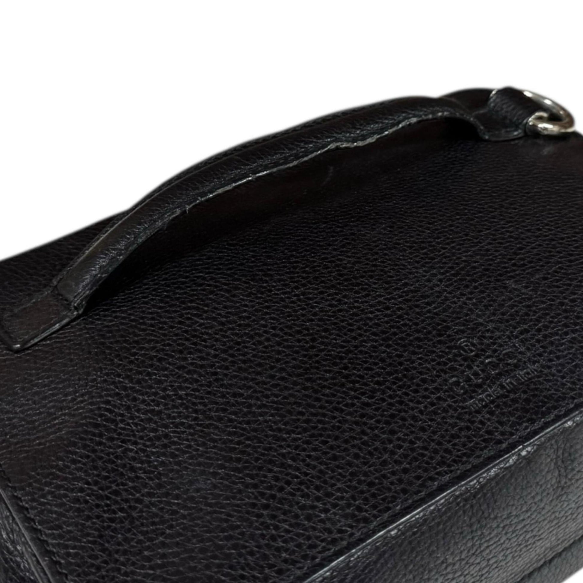Gucci Black Leather Clutch Bag