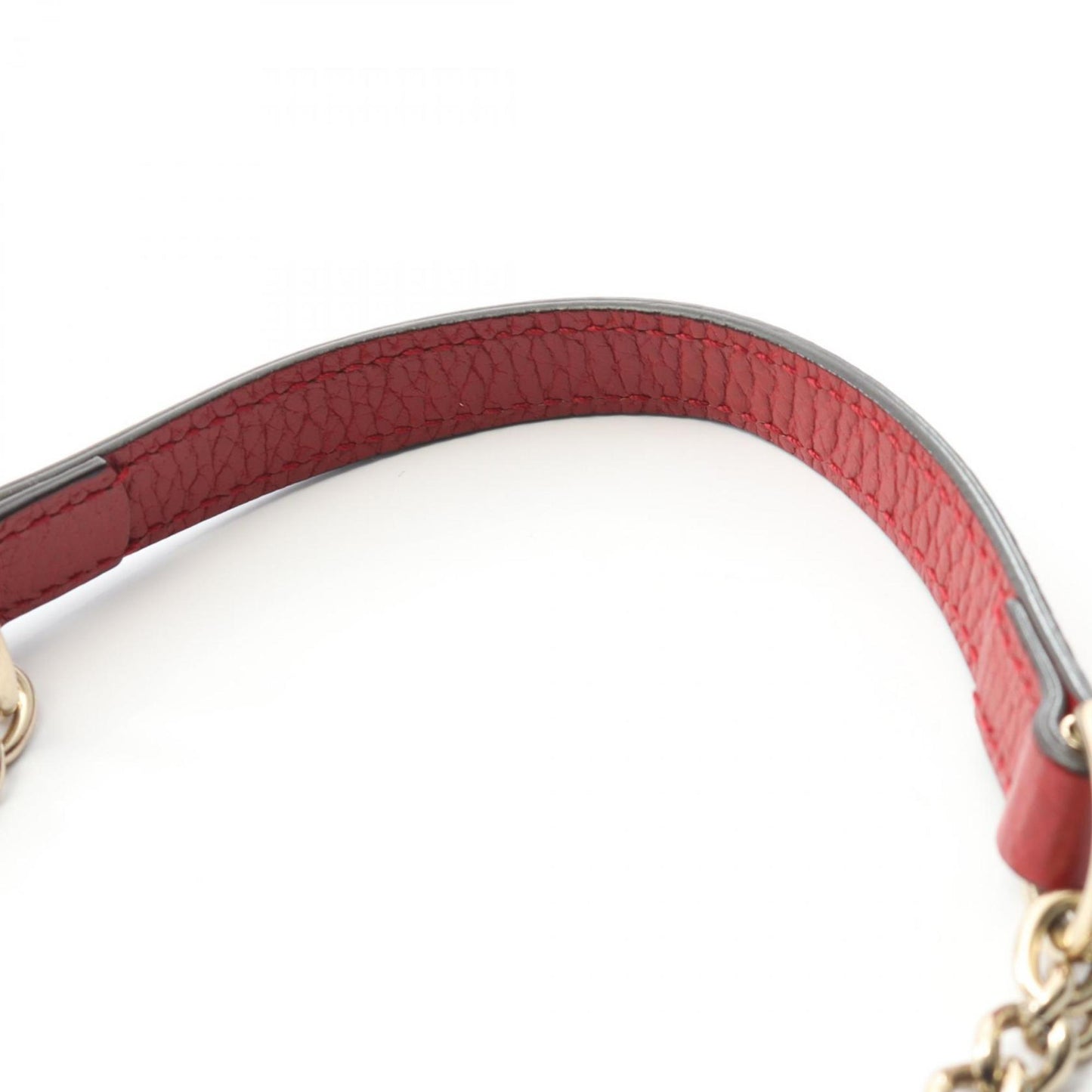 Gucci Red Color Leather Shoulder Bag