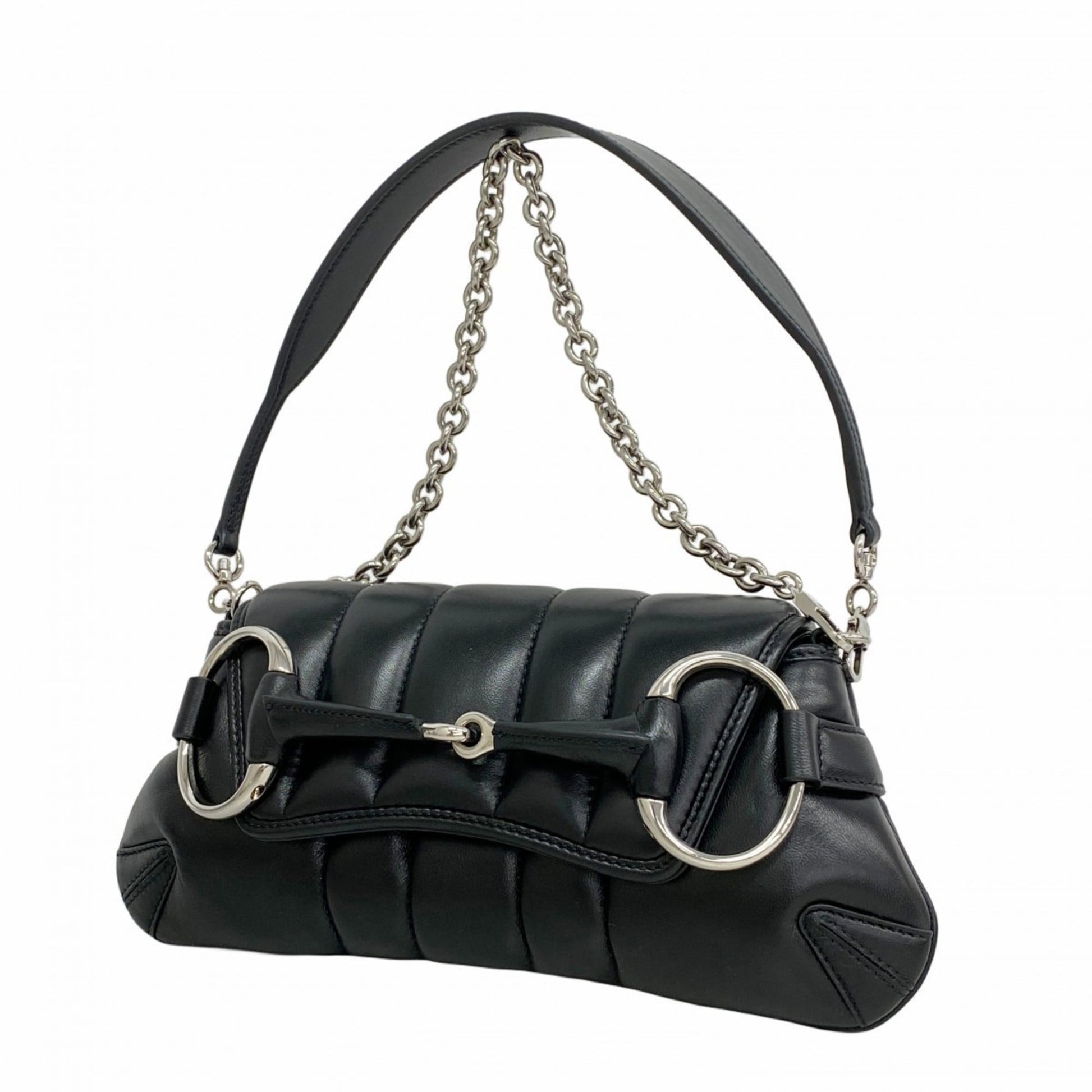 Gucci Black Leather Handbag