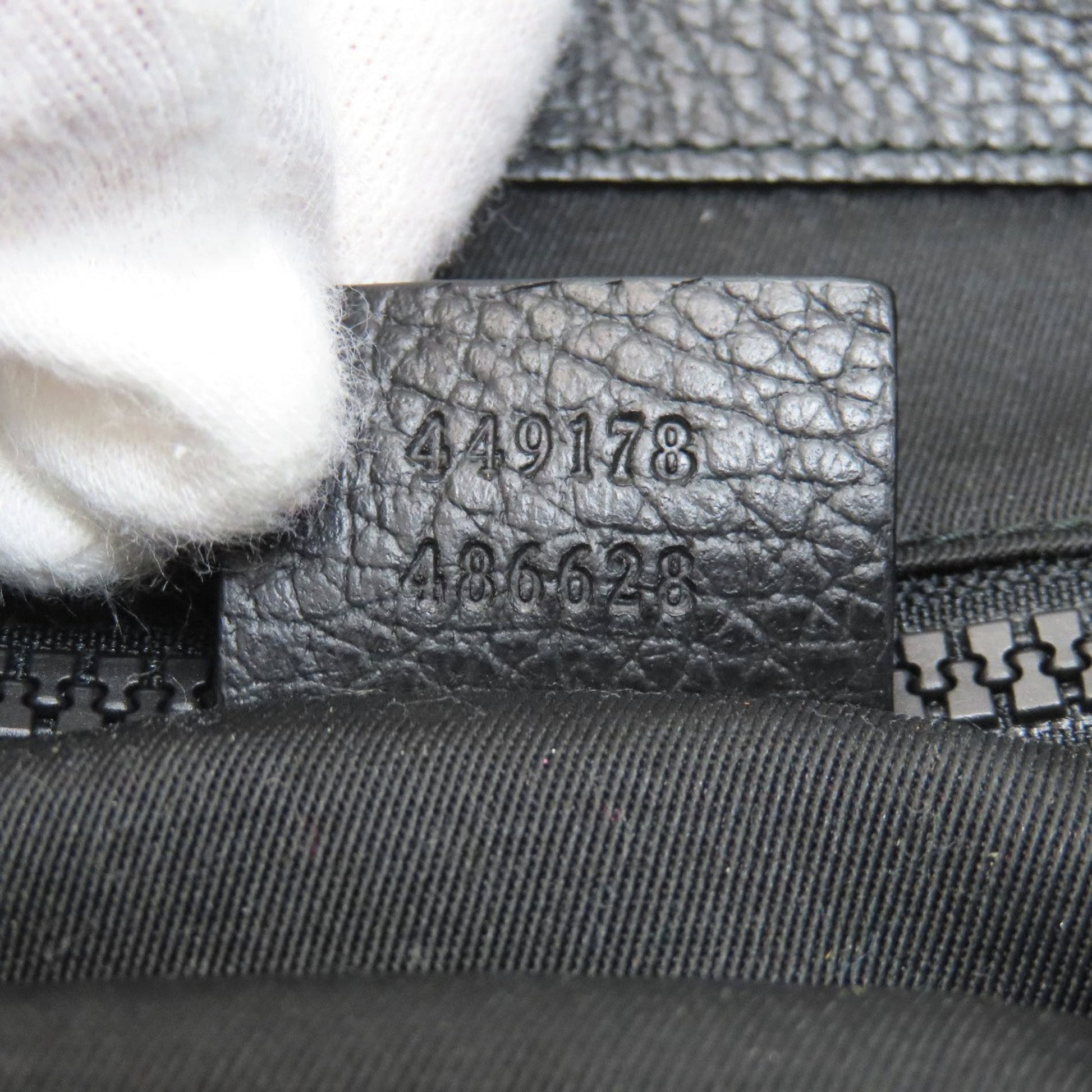 Gucci Black Nylon Canvas Tote Bag