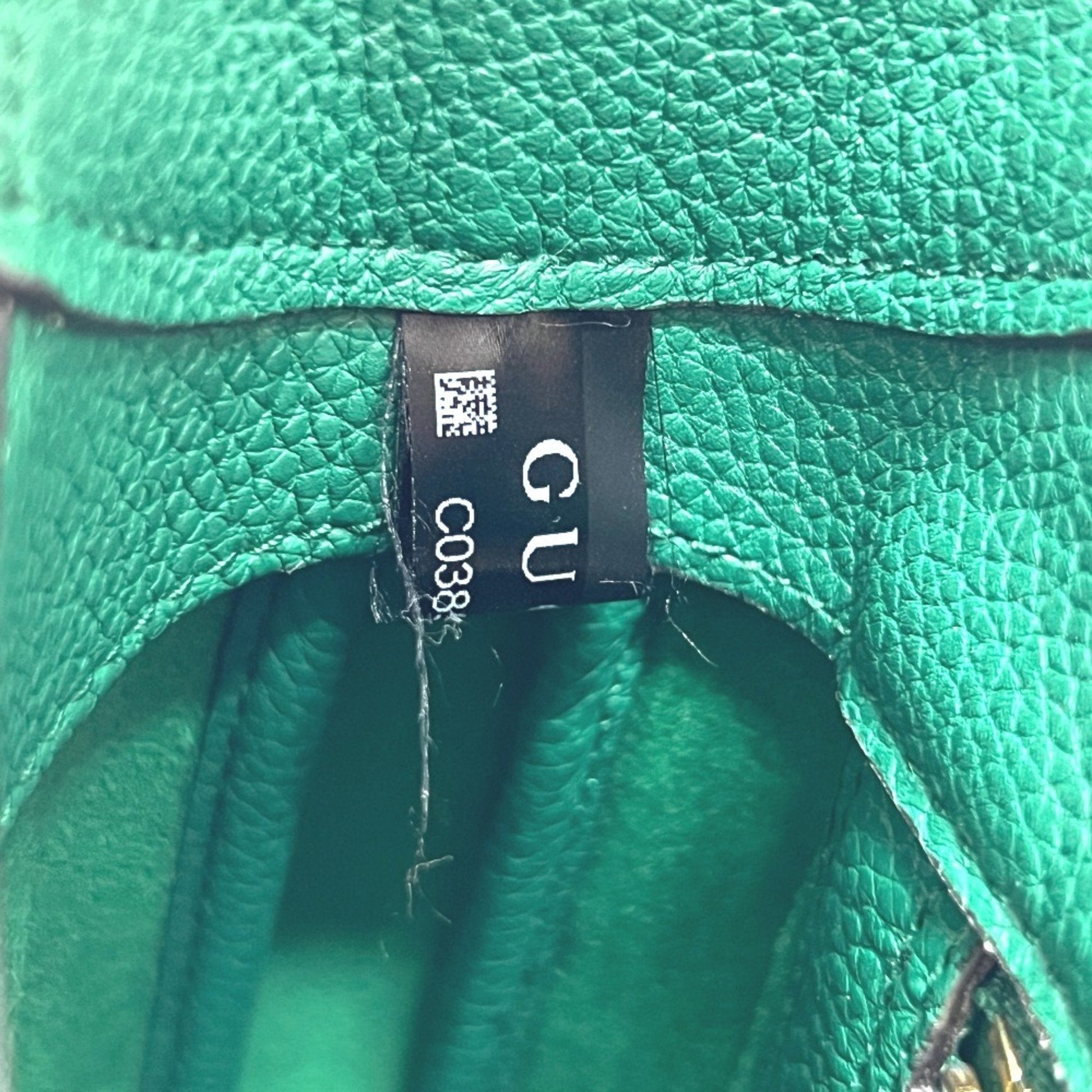 Gucci Green Leather Shoulder Bag
