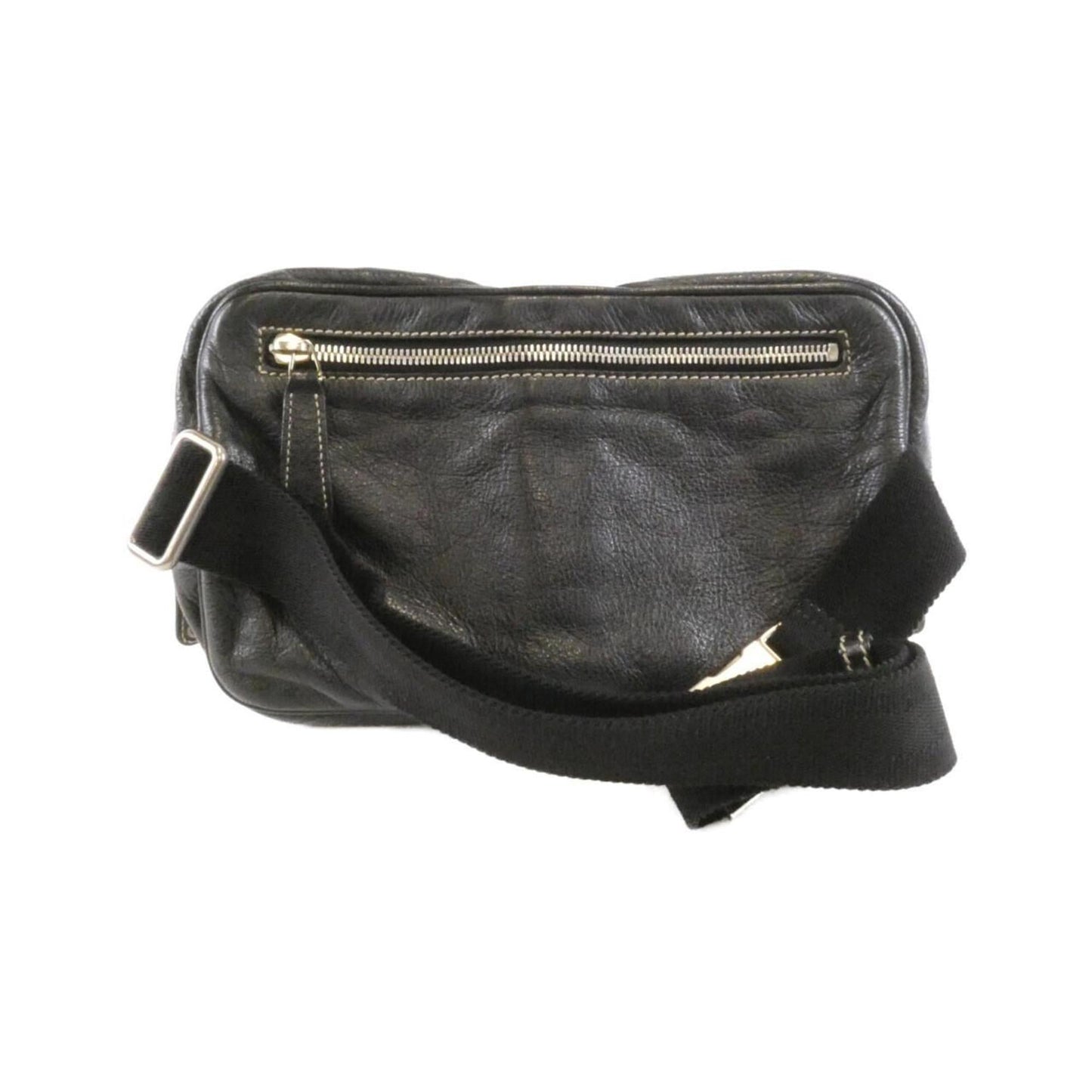 Gucci Black Leather Fanny Pack