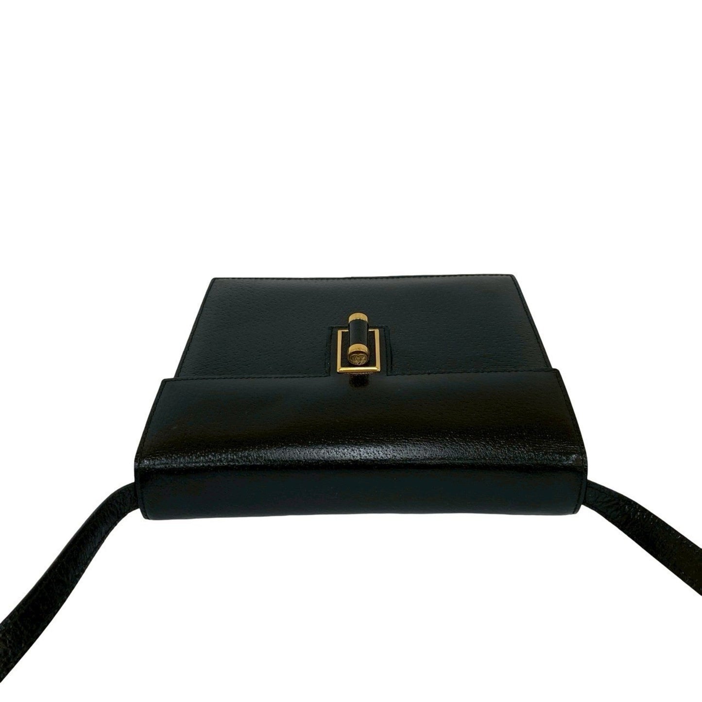 Gucci Black Leather Shoulder Bag