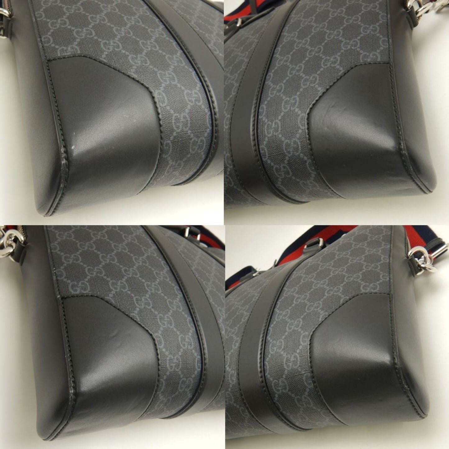 Gucci Black Gg Supreme Canvas Briefcase