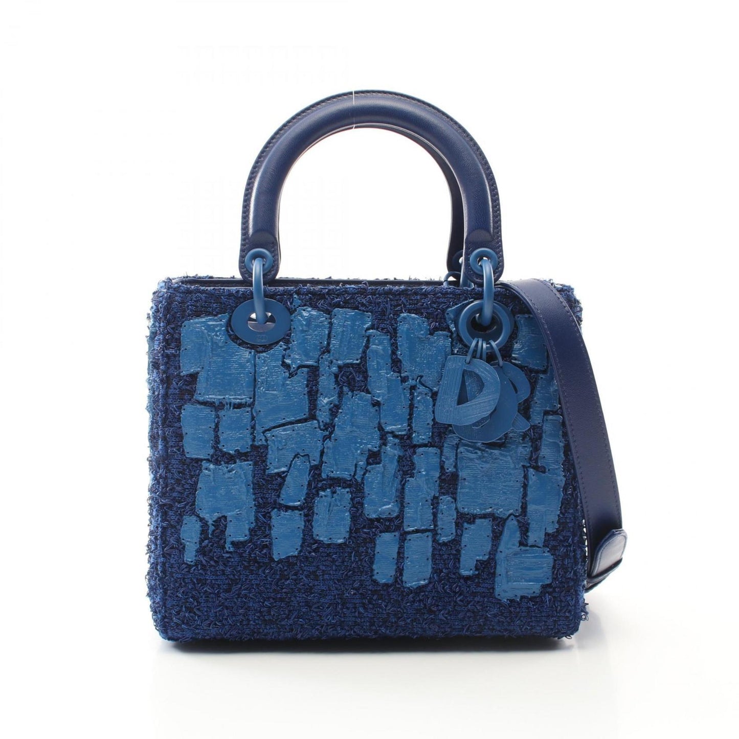 Dior Handbag Christian Fabric Blue