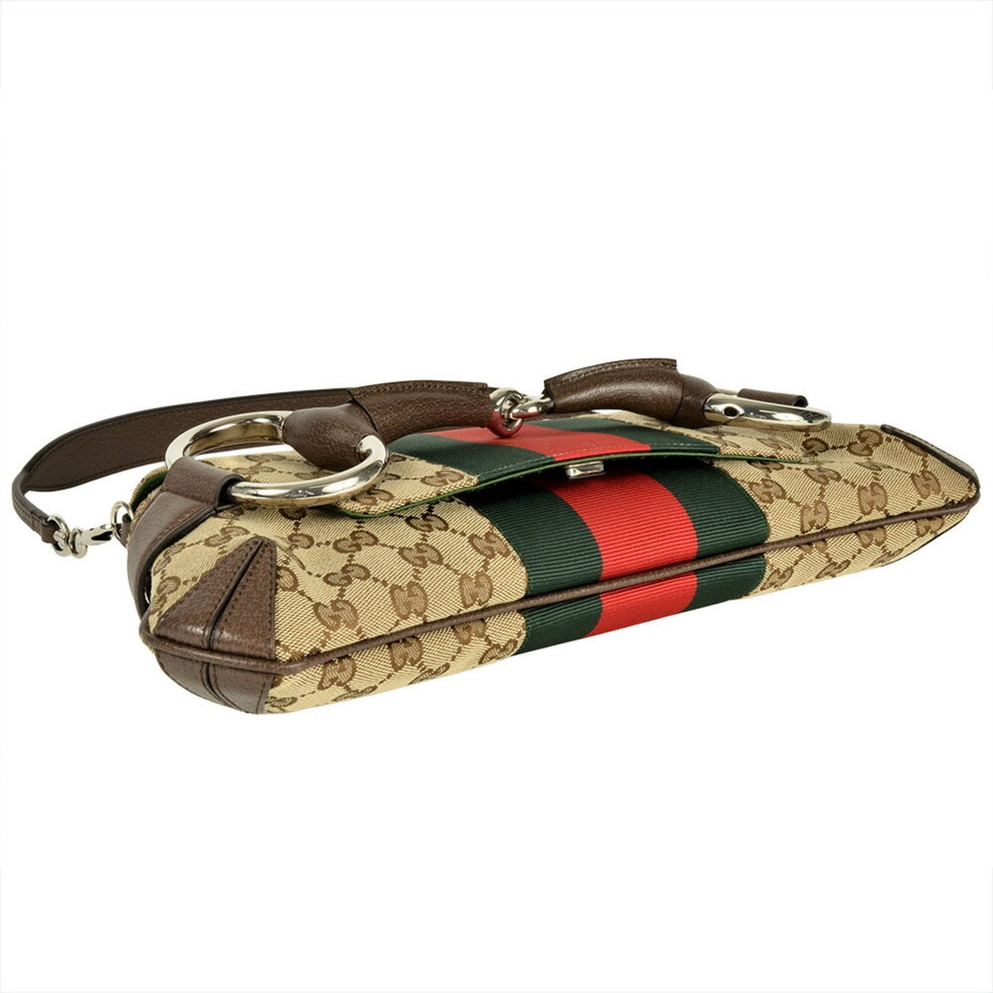 Gucci Beige Gg Canvas Handbag