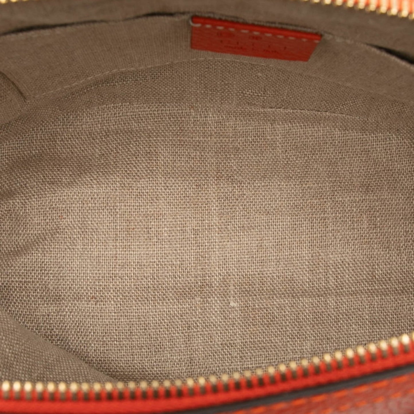 Gucci Orange Leather Handbag Shoulder Bag