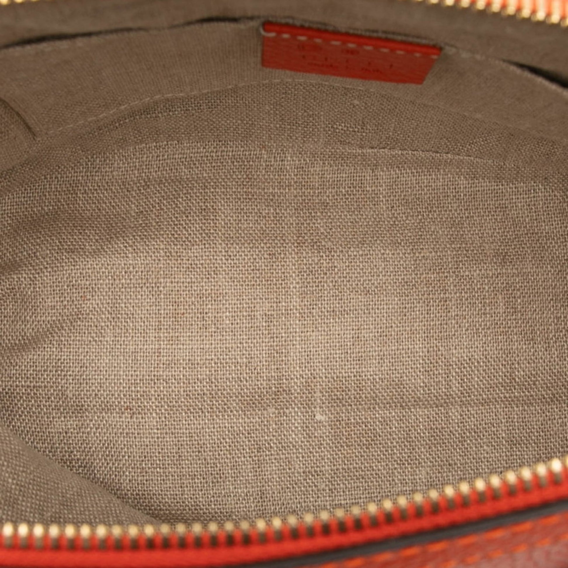 Gucci Orange Leather Handbag Shoulder Bag
