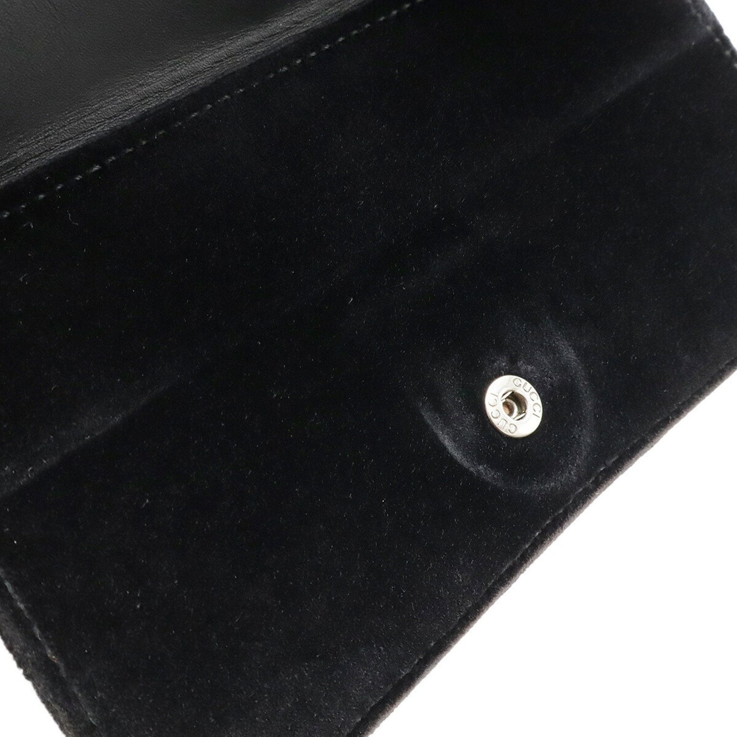 Gucci Black Suede Leather Clutch Bag Shoulder Bag
