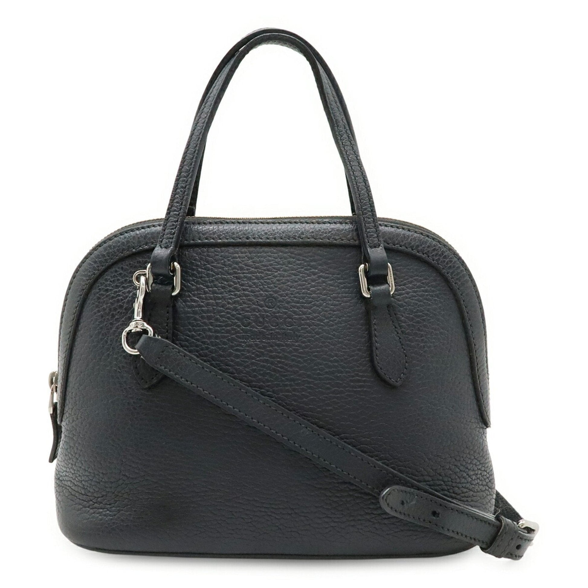 Gucci Black Leather Handbag Shoulder Bag