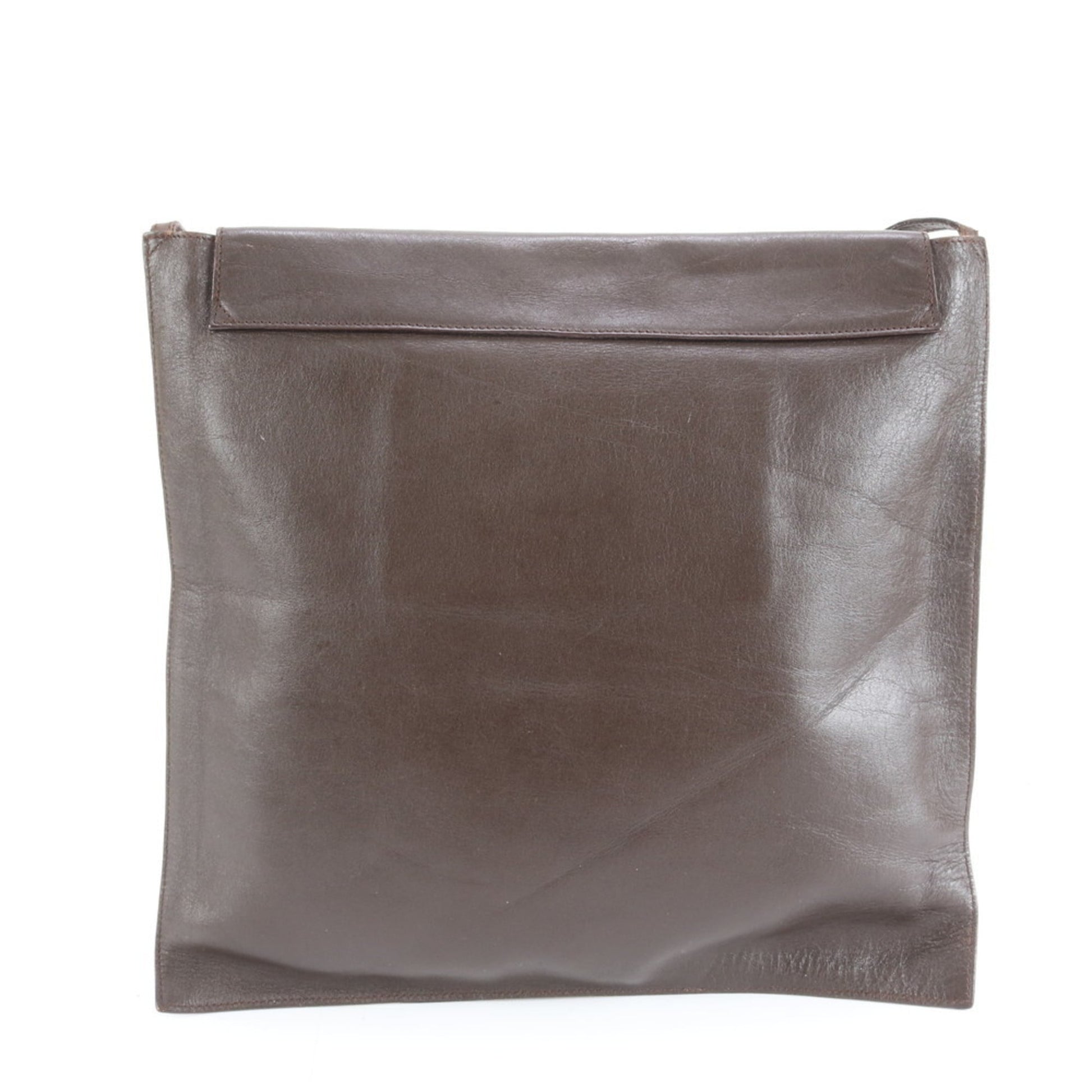Gucci Brown Leather Shoulder Bag
