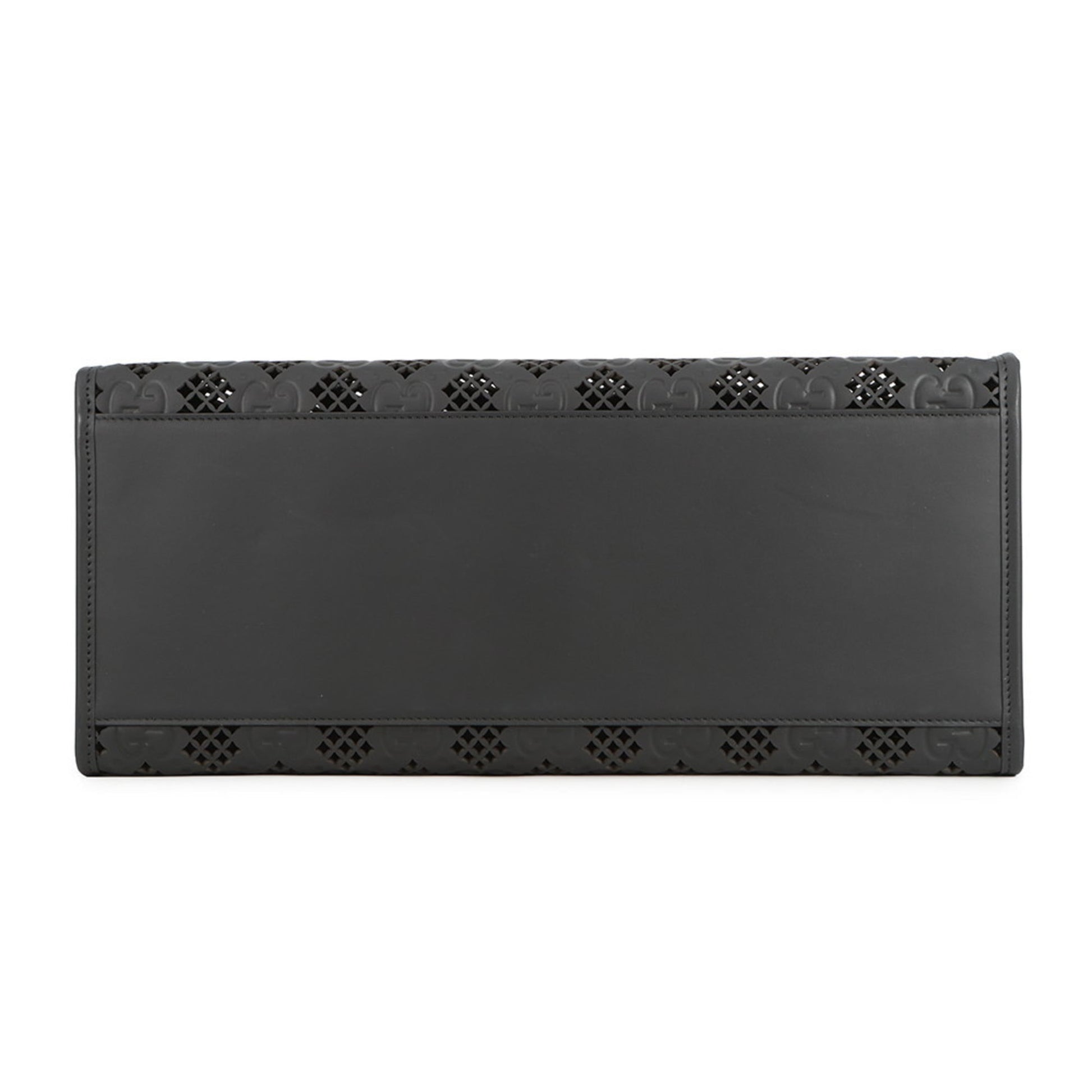 Gucci Black Gg Leather Tote Bag