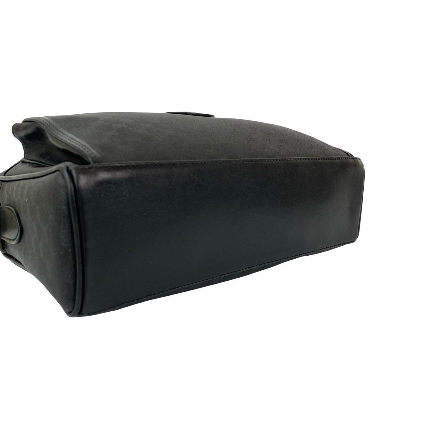 Gucci Black Leather Pvc Pochette Shoulder Bag