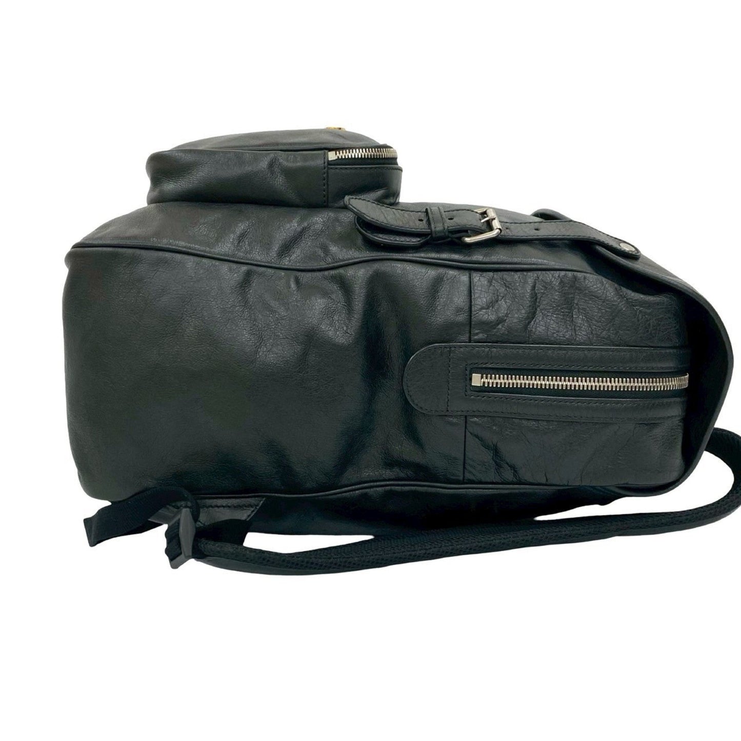 Gucci Black Leather Backpack