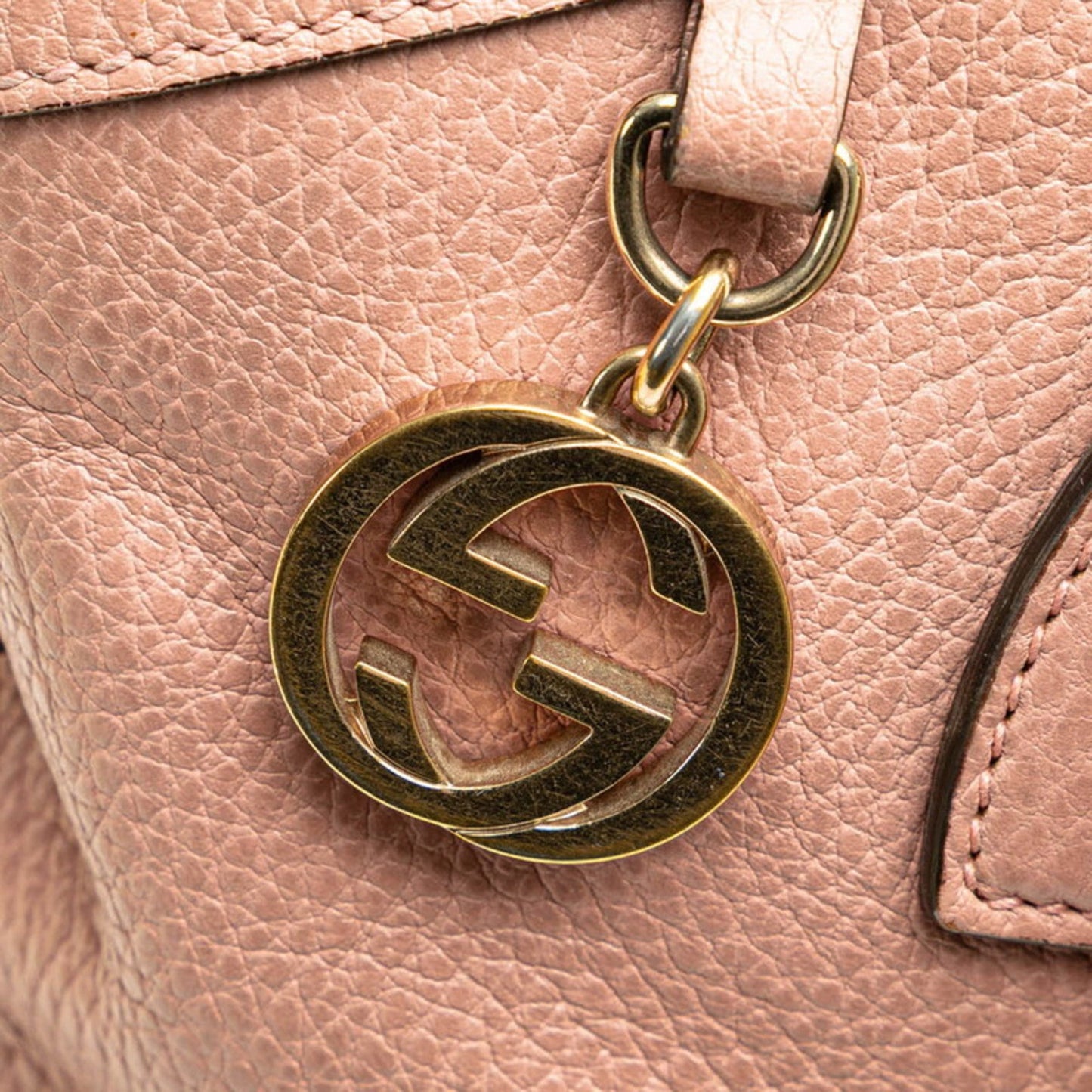 Gucci Pink Leather Handbag Shoulder Bag
