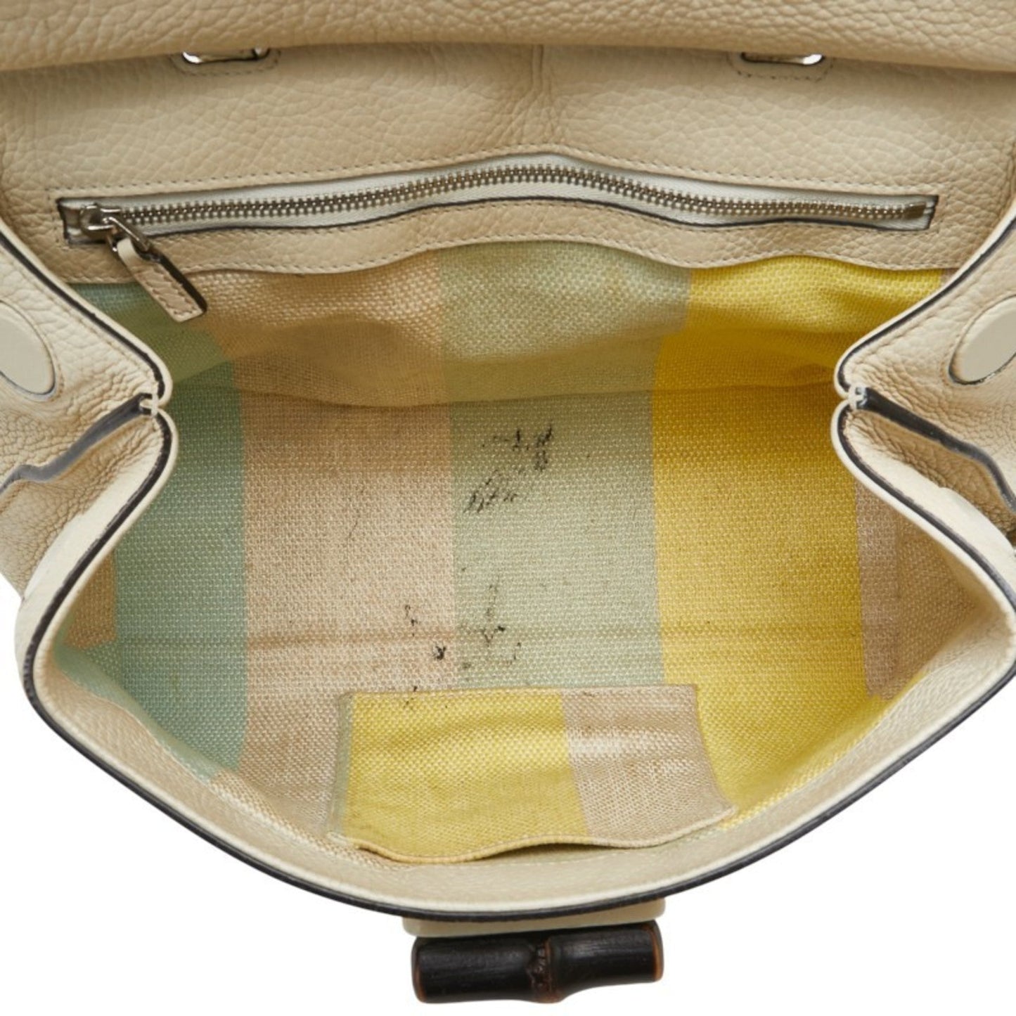 Gucci White Leather Handbag Shoulder Bag