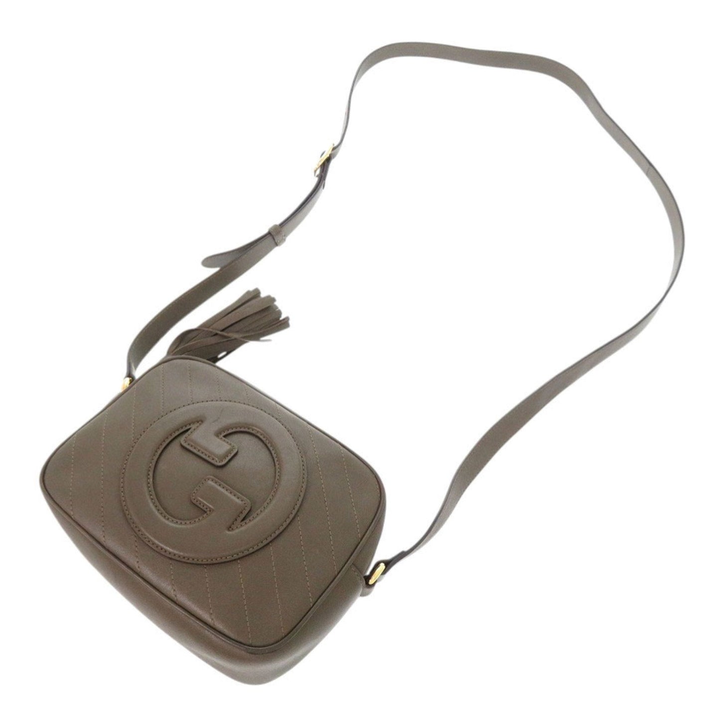 Gucci Brown Leather Shoulder Bag