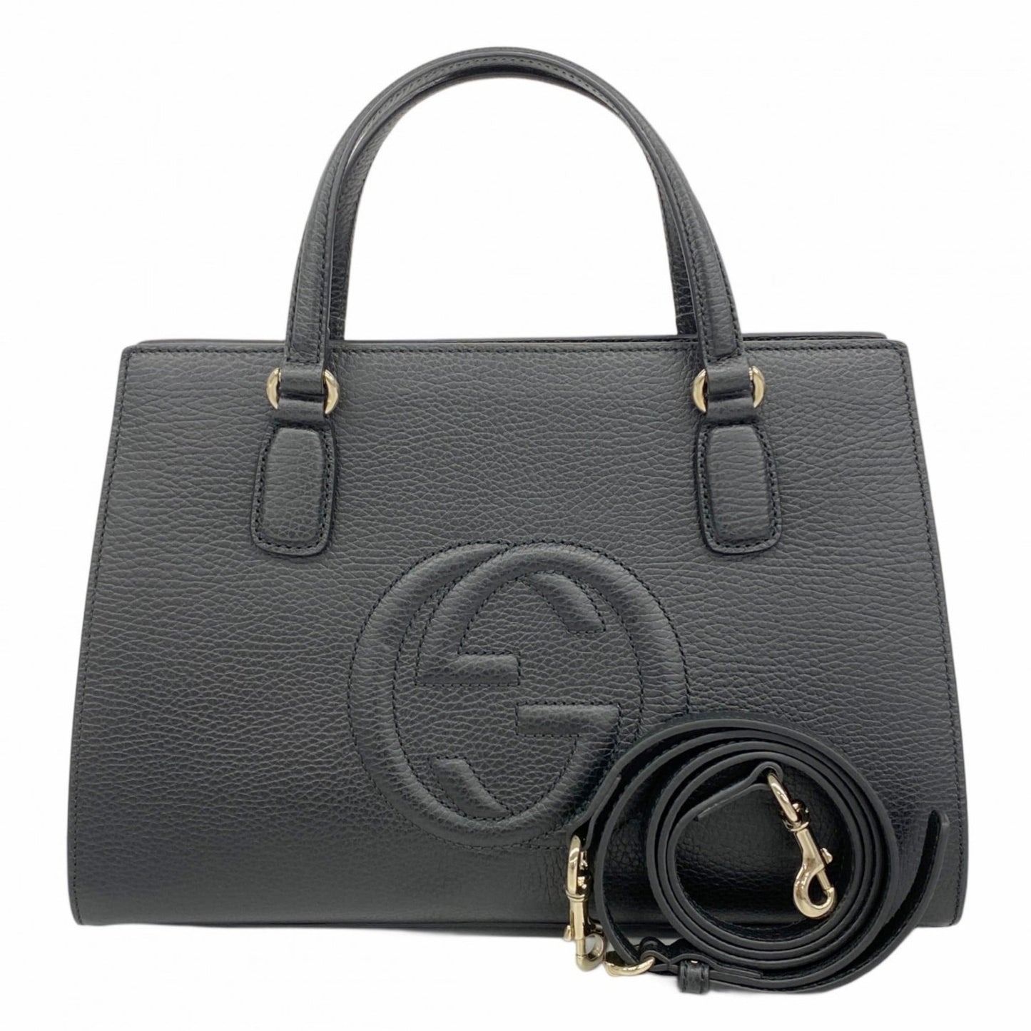 Gucci Black Leather Handbag