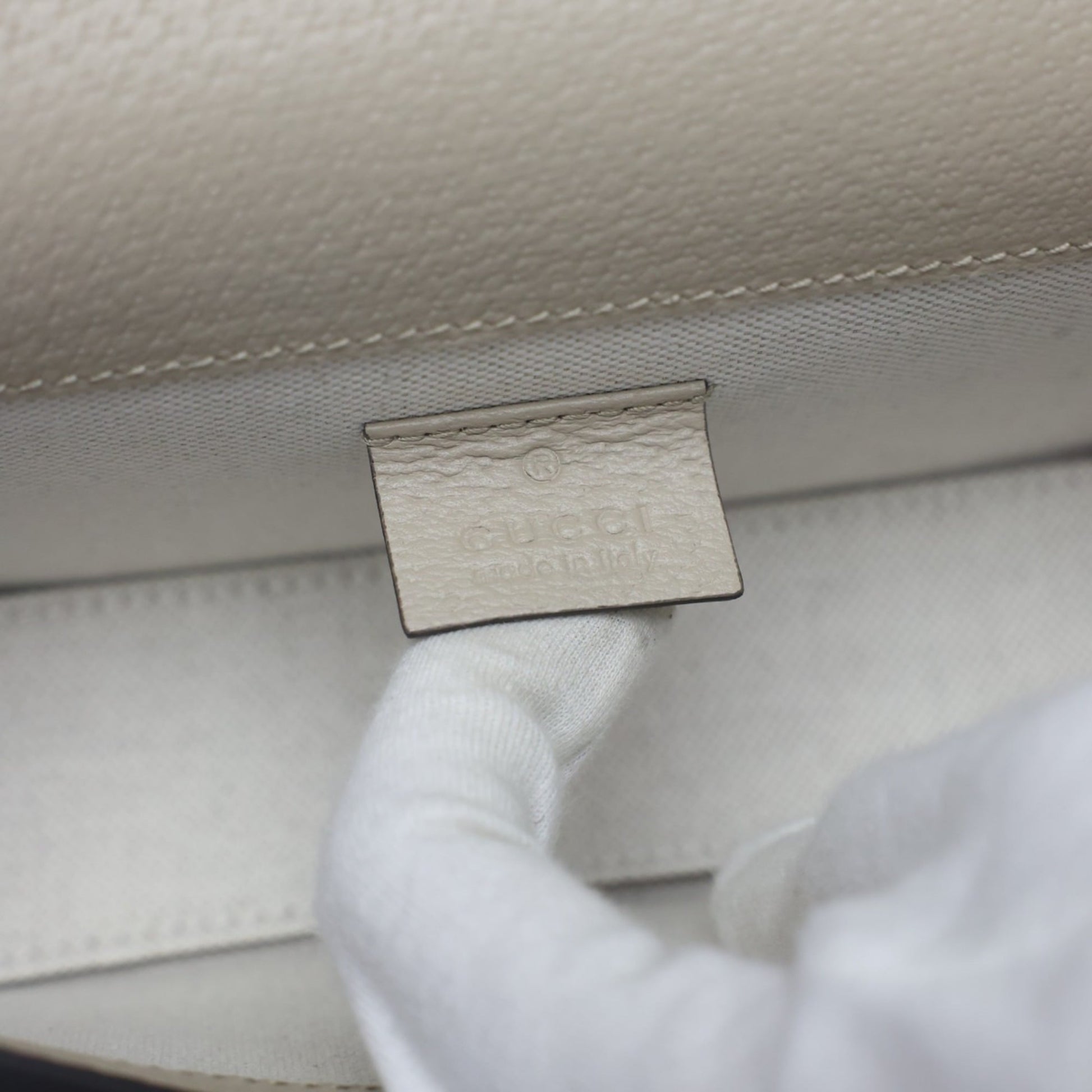 Gucci Beige Pvc Shoulder Bag