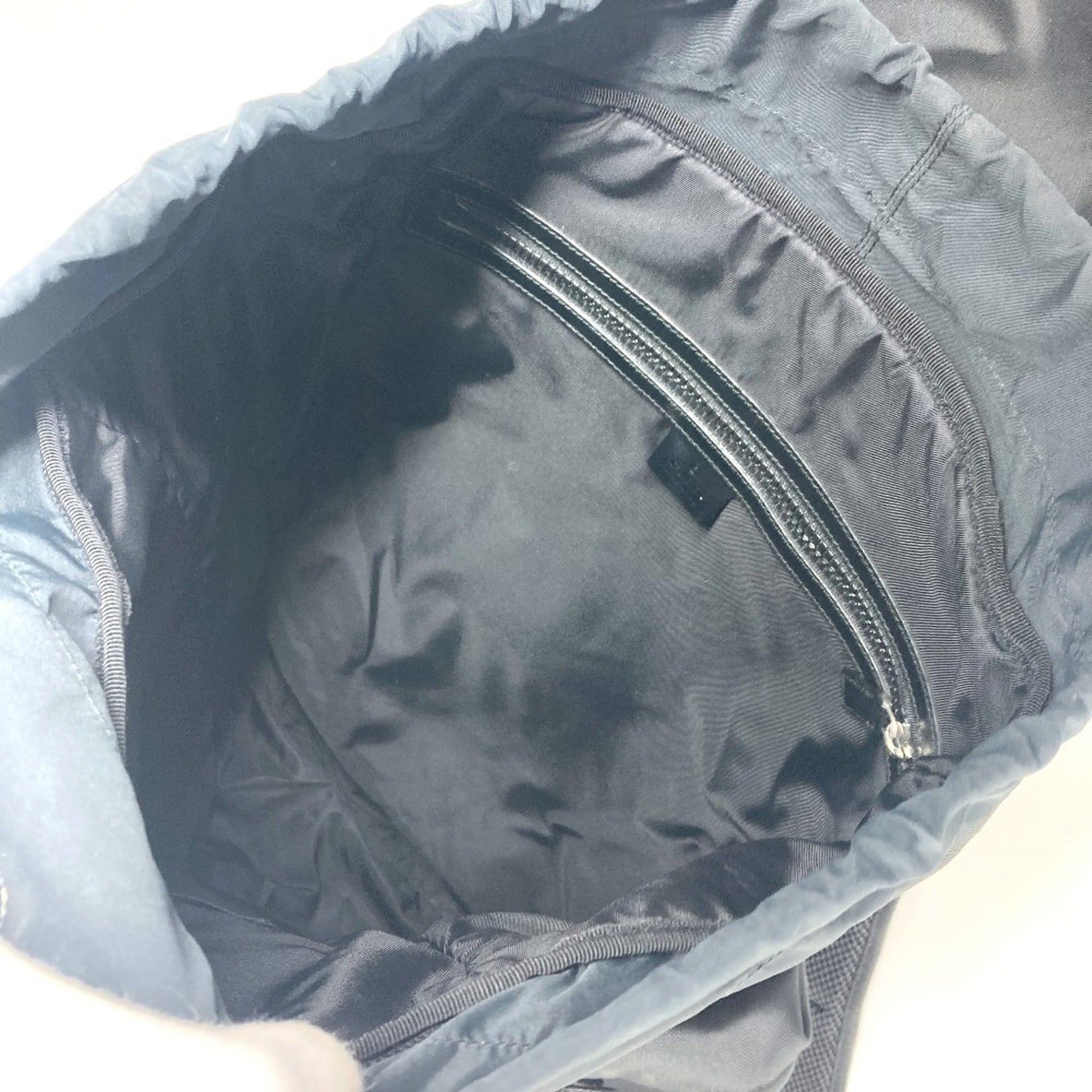 Gucci Sherry Line Black Nylon Canvas Backpack