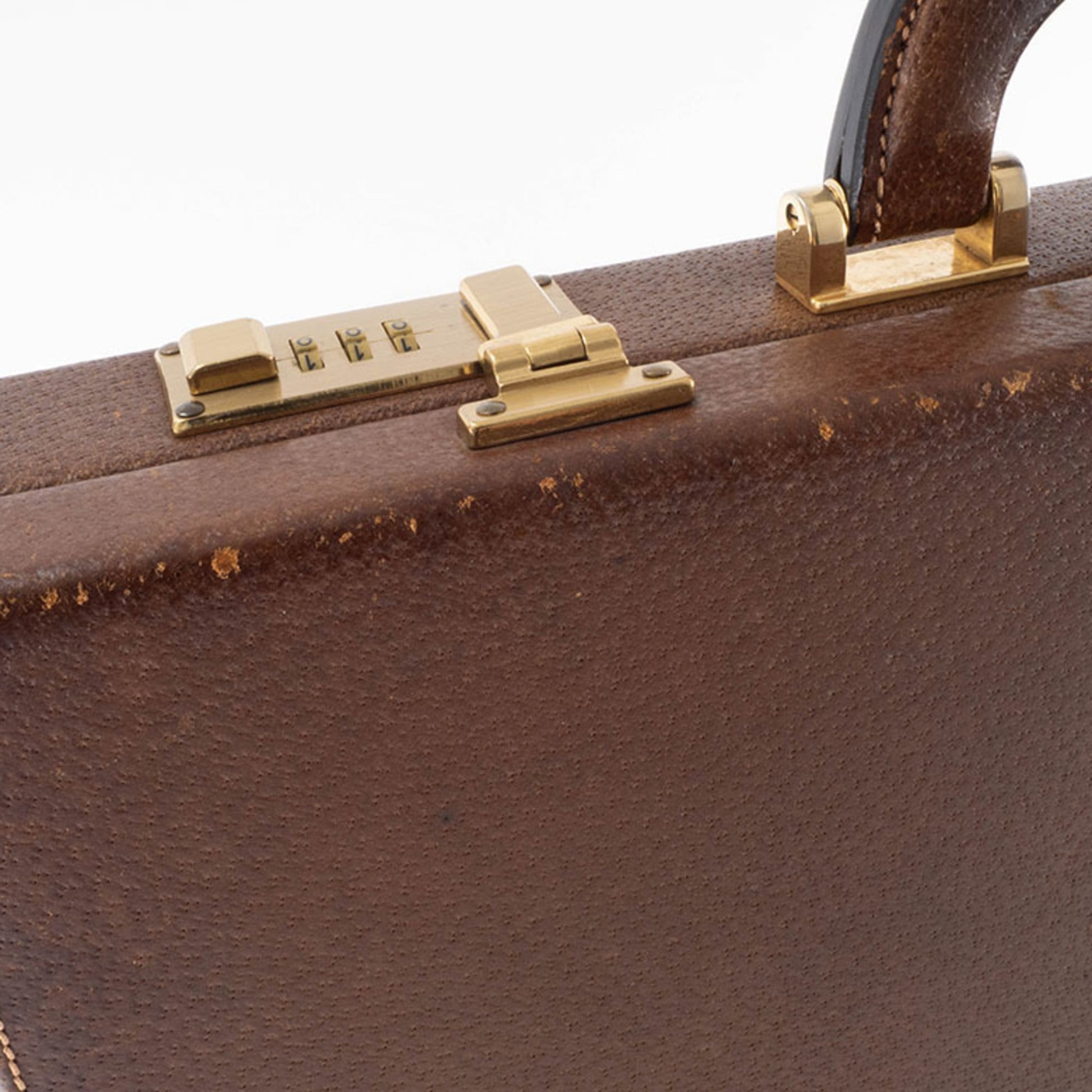 Gucci Brown Leather Attaché Case
