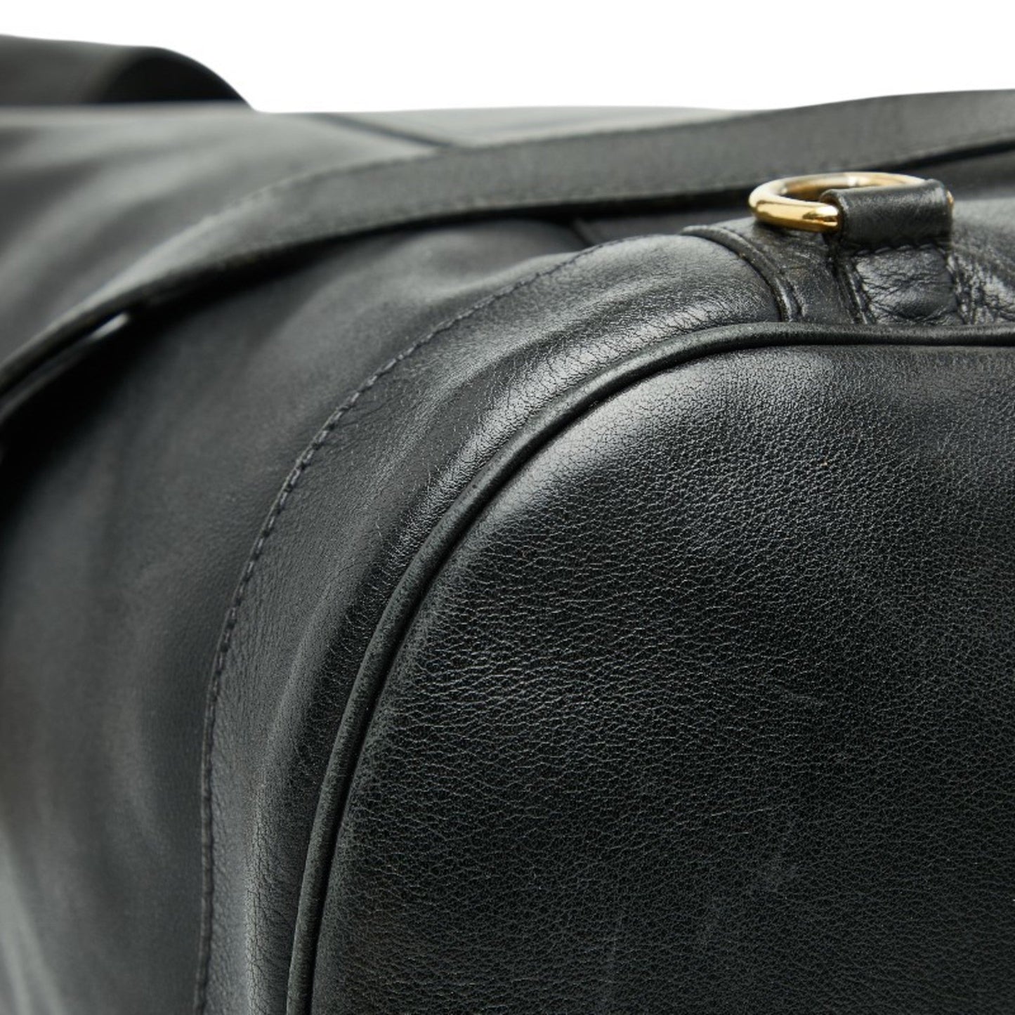 Gucci Black Leather Shoulder Bag Sling Bag