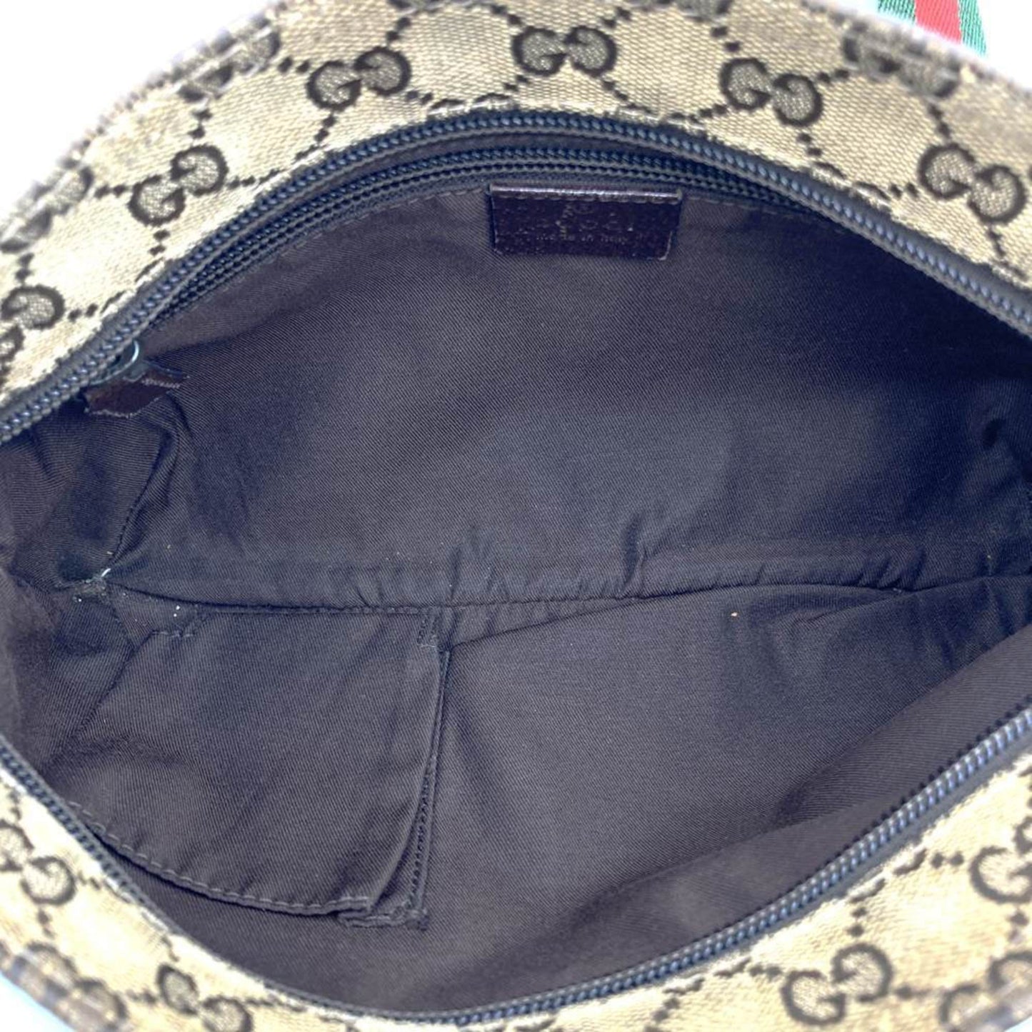 Gucci Gg Canvas Brown Gg Canvas Leather Shoulder Bag