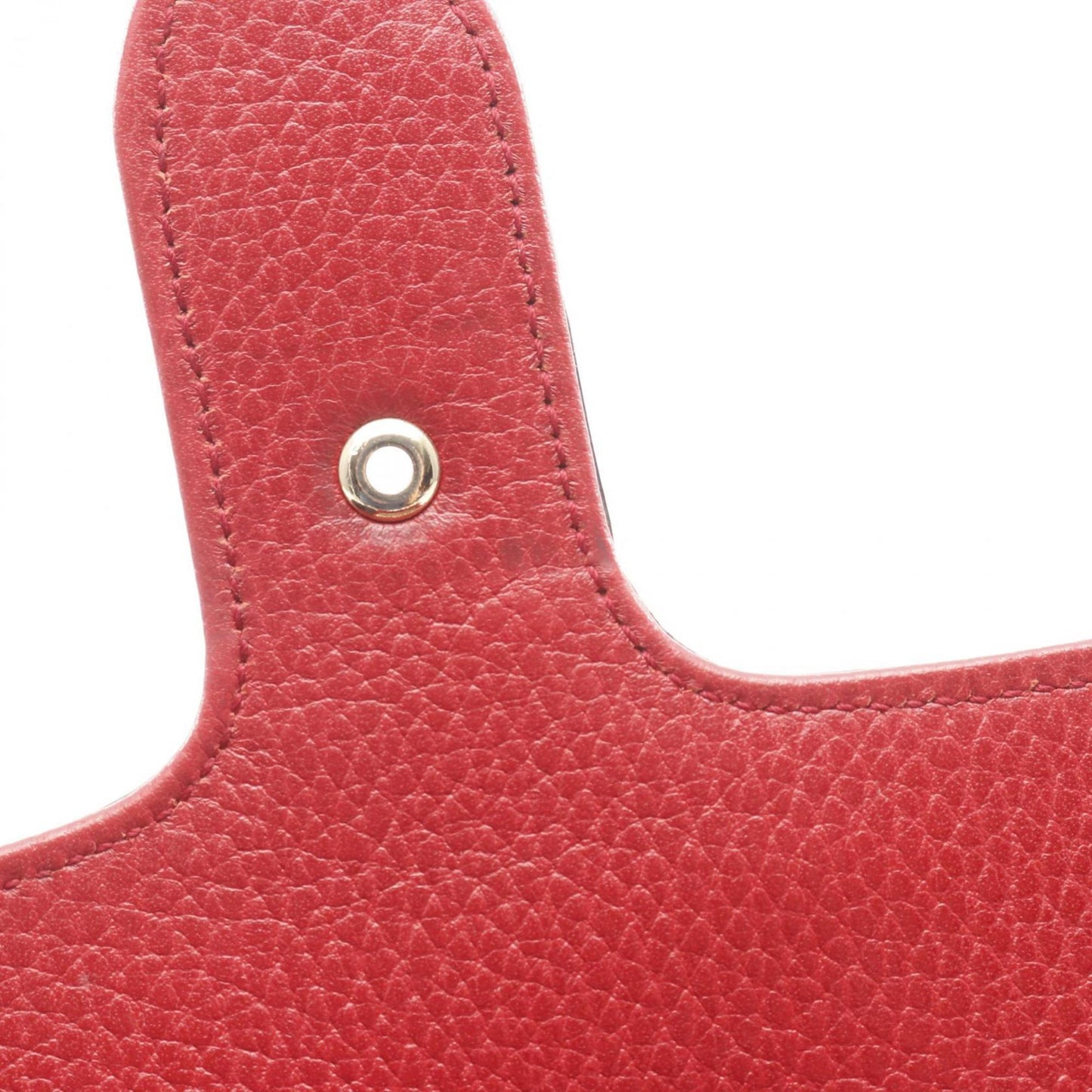 Gucci Red Color Leather Shoulder Bag